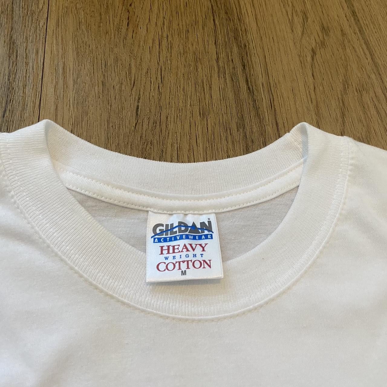 Gildan 2000s Known Associate biker tee - white cotton Size US M / EU 48-50 / 2 - 3 Thumbnail