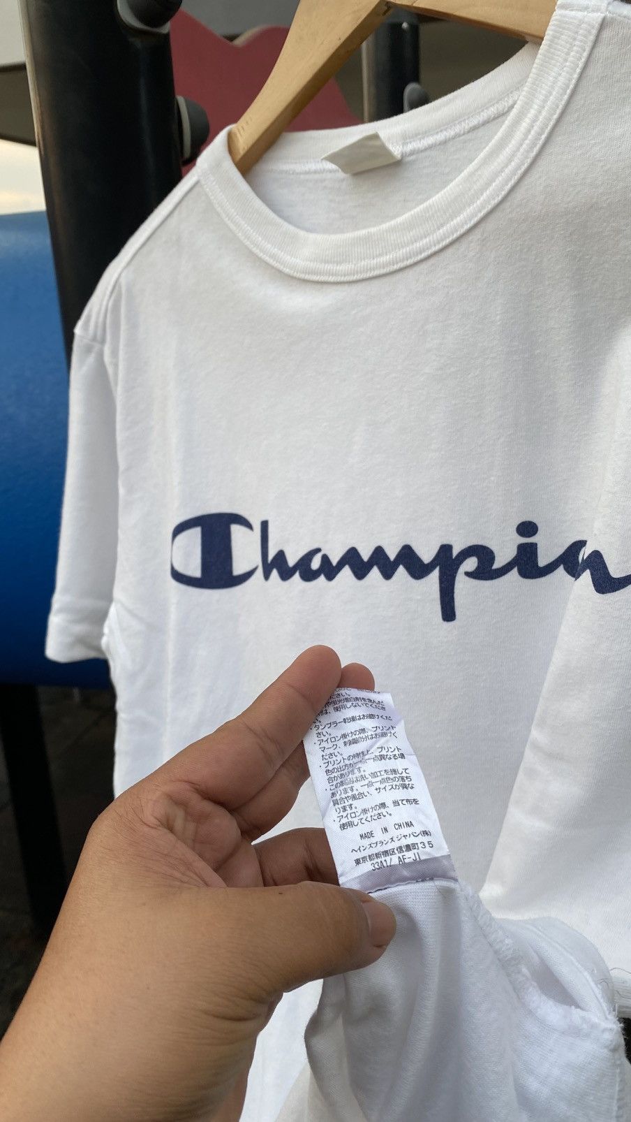 Champion Spellout Champion Good Condition Size US L / EU 52-54 / 3 - 4 Thumbnail