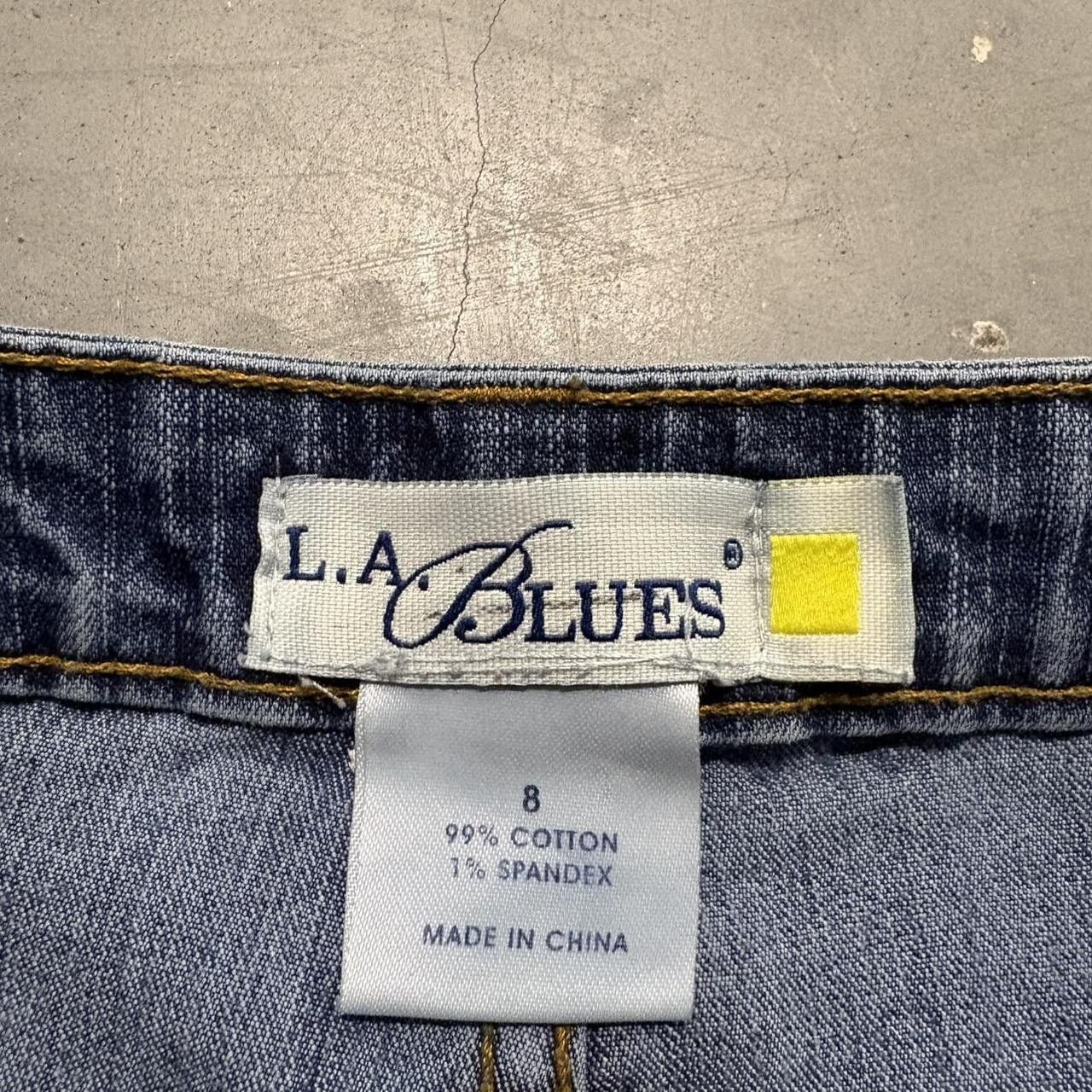 Other Crazy Vintage Y2K/2000s Baggy L.A Blues Grunge Medium Blue Wash Denim Jeans! Size US 28 / EU 44 - 6 Thumbnail