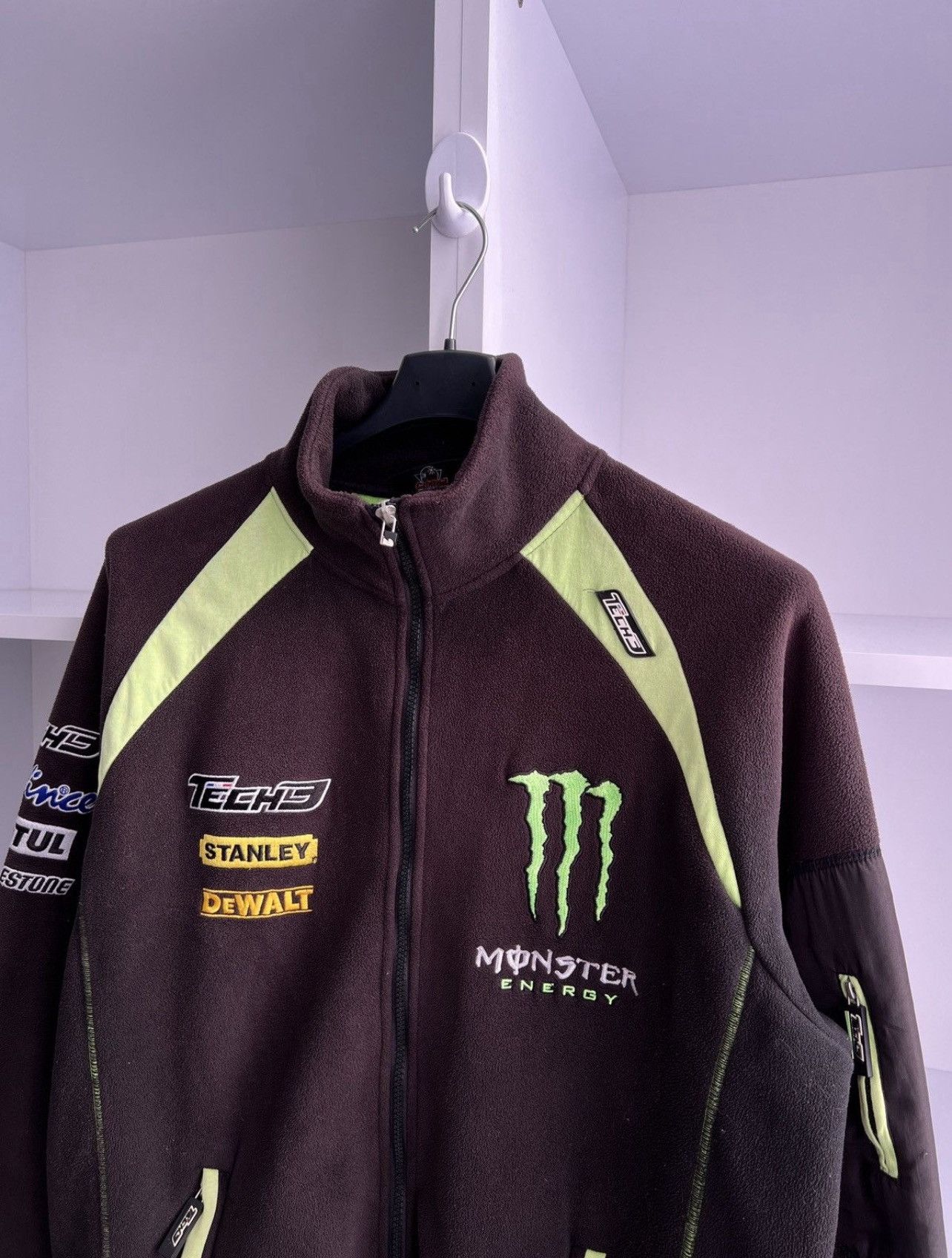Other Vintage Techno Monster Energy racing fleece zip sweatshirt Size US M / EU 48-50 / 2 - 3 Thumbnail