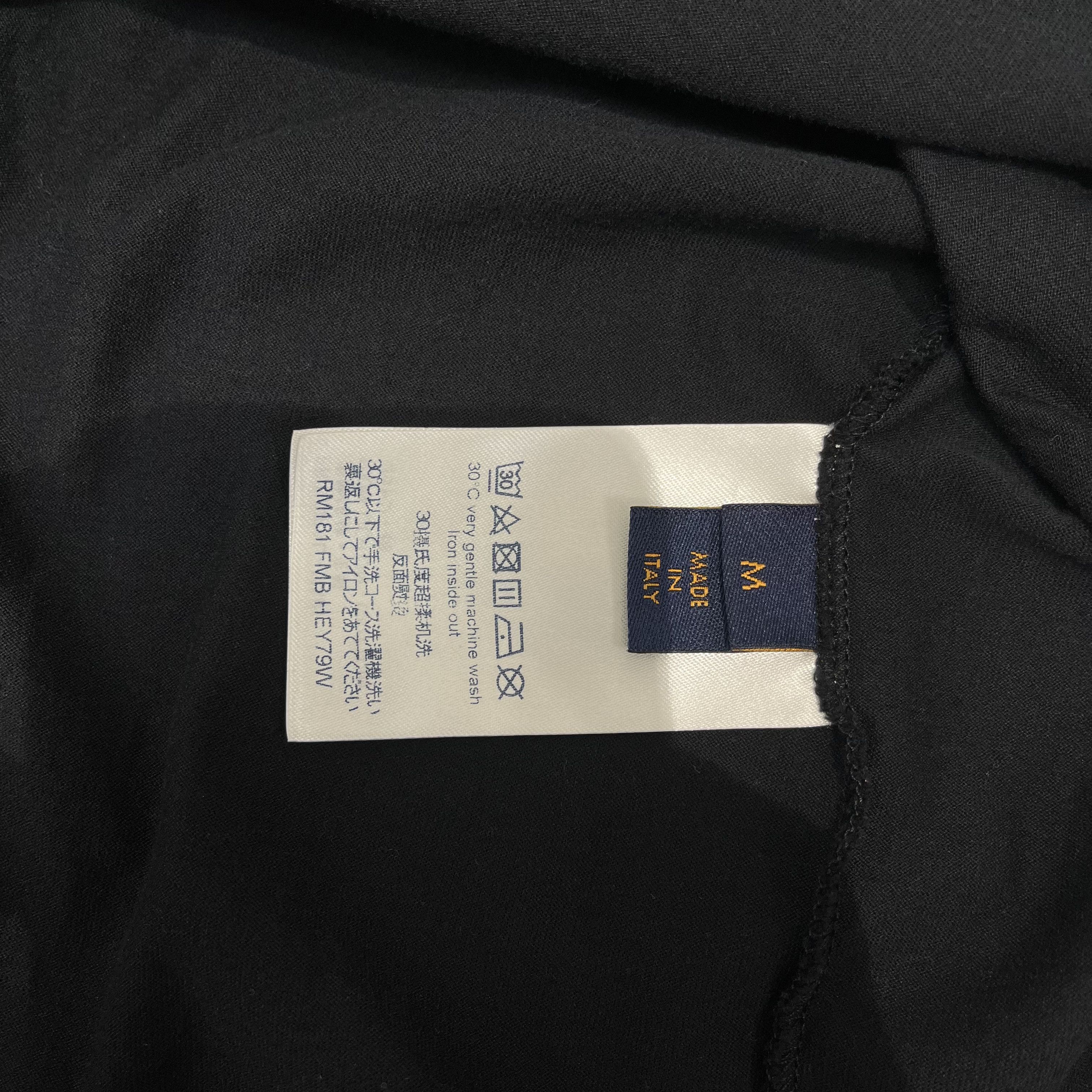 Louis Vuitton Louis Vuitton Long Sleeve Black Size US M / EU 48-50 / 2 - 4 Thumbnail