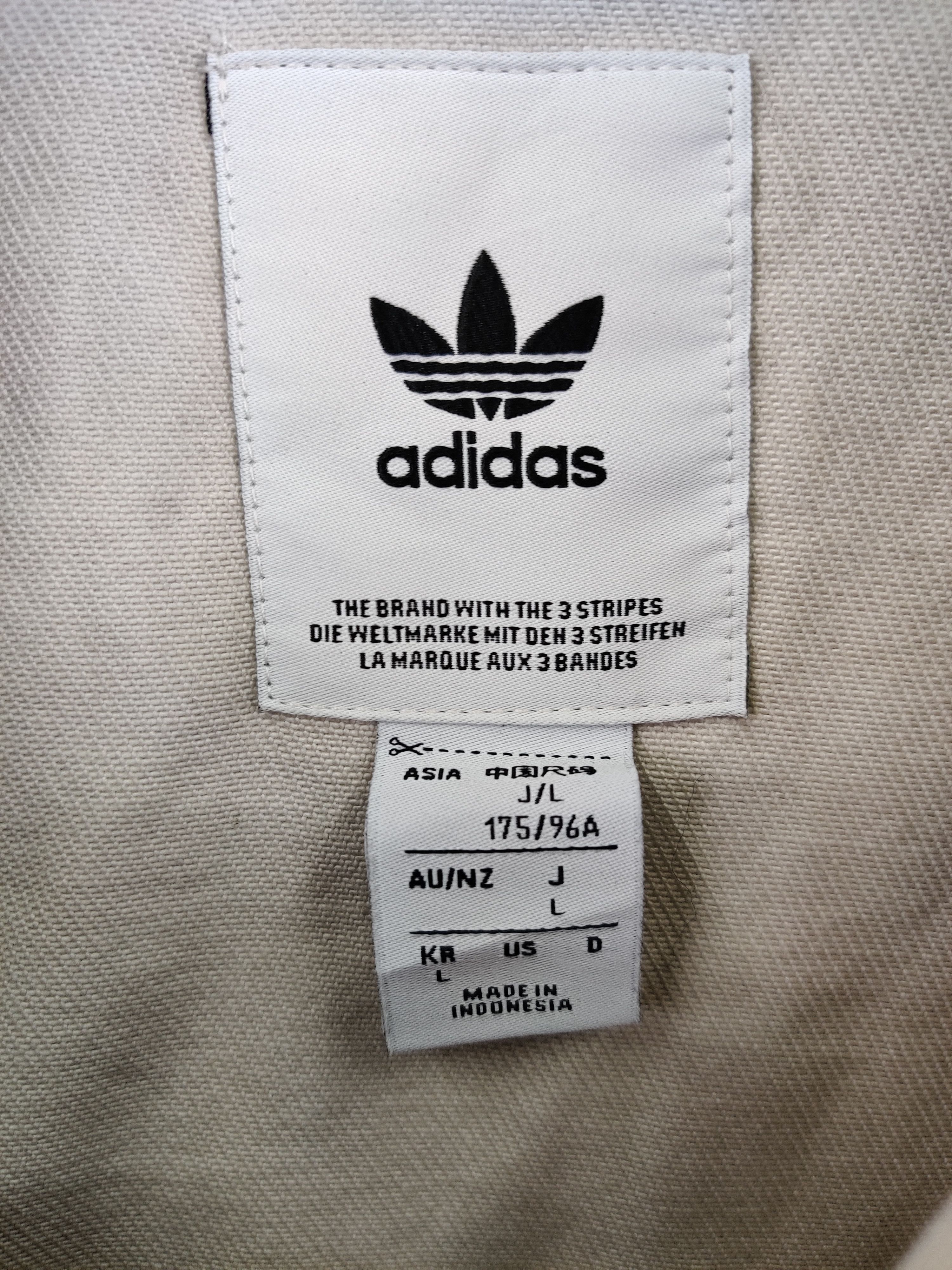 Adidas Vintage Adidas Denim Trucker Jacket Nice Design Size US L / EU 52-54 / 3 - 7 Thumbnail