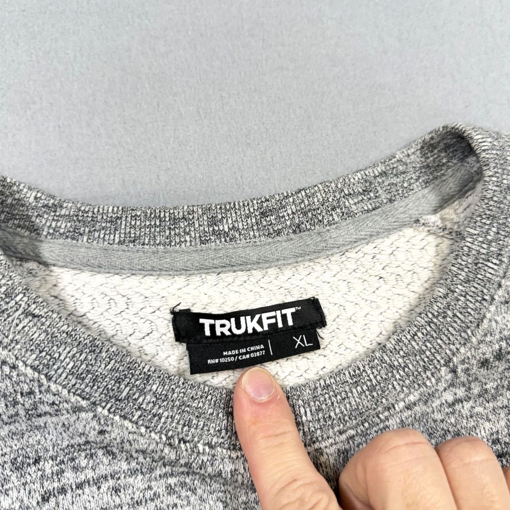 Vintage Trukfit Sweatshirt Mens XL Gray Fleece Crewneck Pullover TRKFT Graphic Size US XL / EU 56 / 4 - 5 Thumbnail