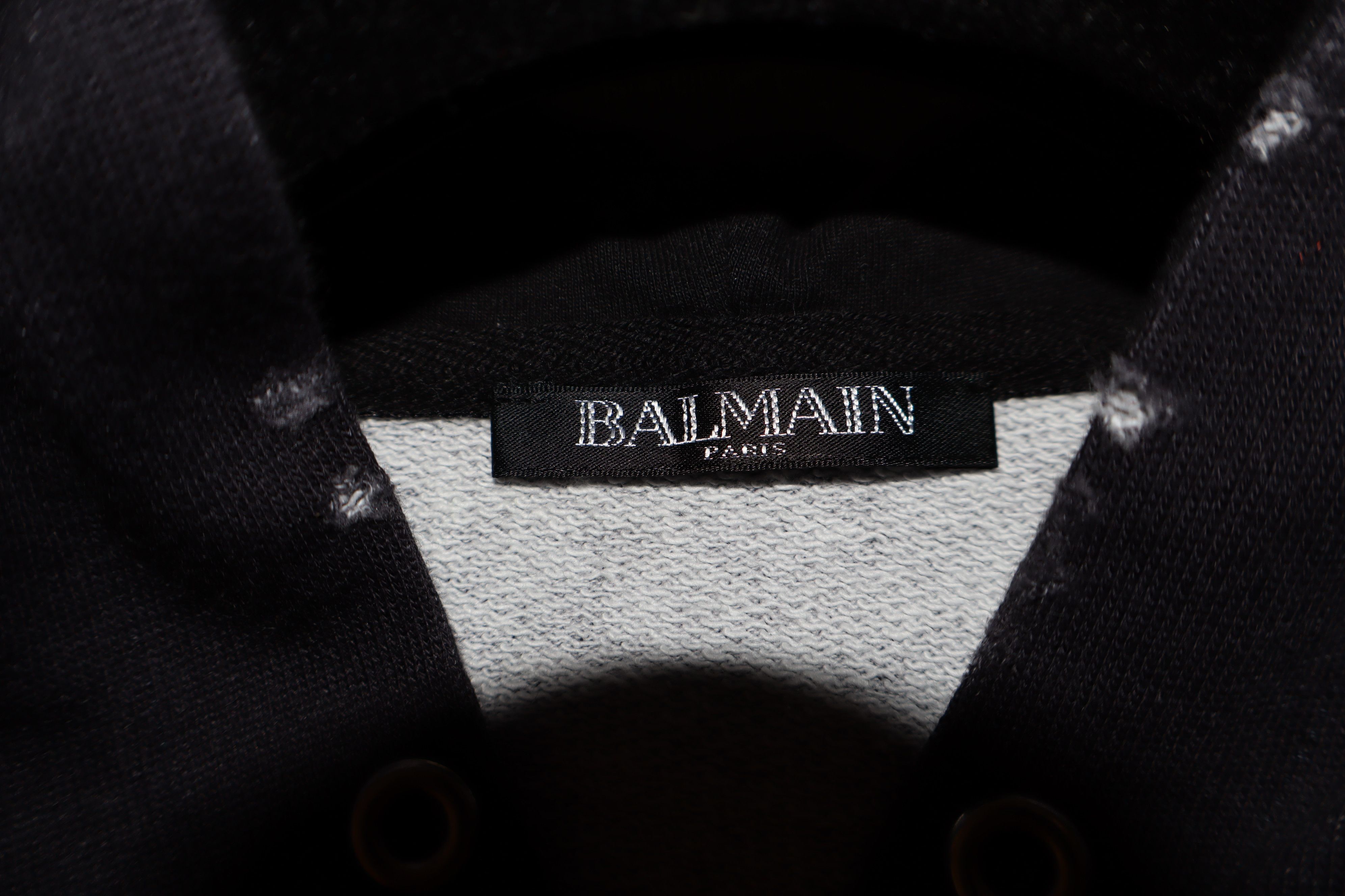 Balmain Oversized logo print hoodie Size US XS / EU 42 / 0 - 12 Thumbnail