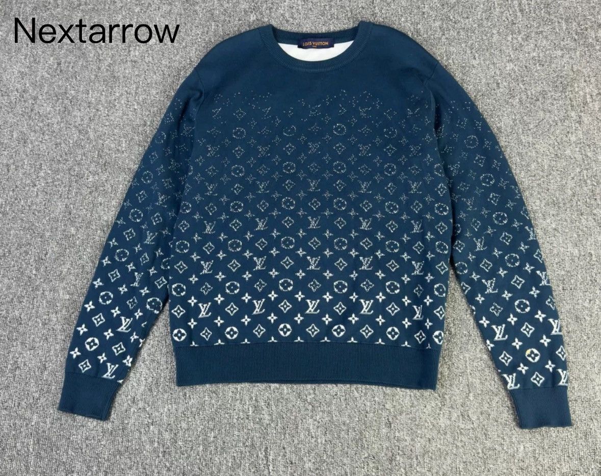 Louis Vuitton Louis Vuitton LV full print gradient knit sweater Size US M / EU 48-50 / 2 - 1 Thumbnail