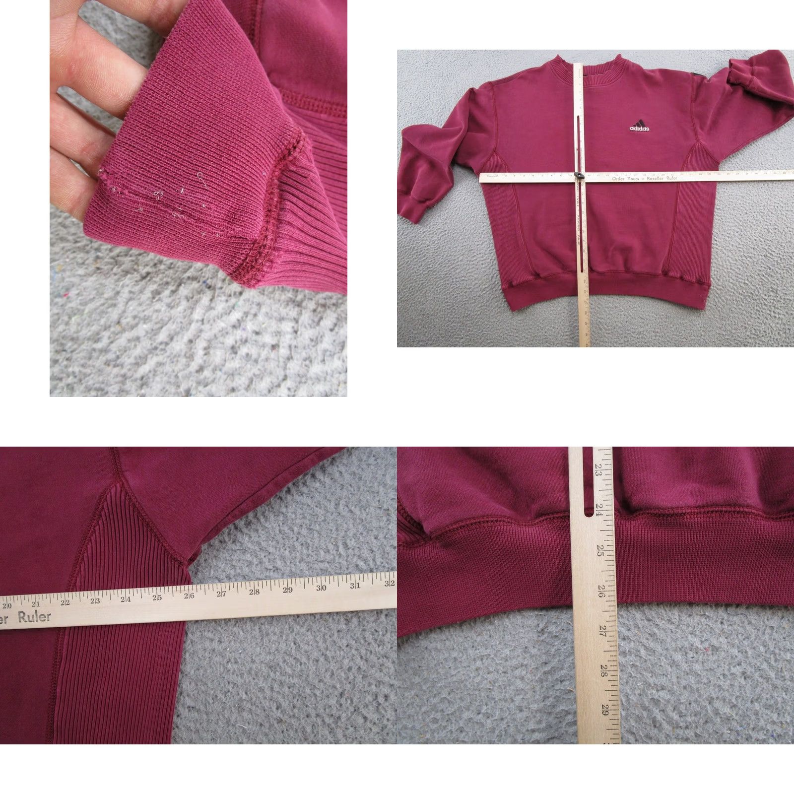 Adidas VINTAGE Adidas Equipment EQT Sweatshirt Red Big Logo Size L Embroidered Size US L / EU 52-54 / 3 - 8 Thumbnail