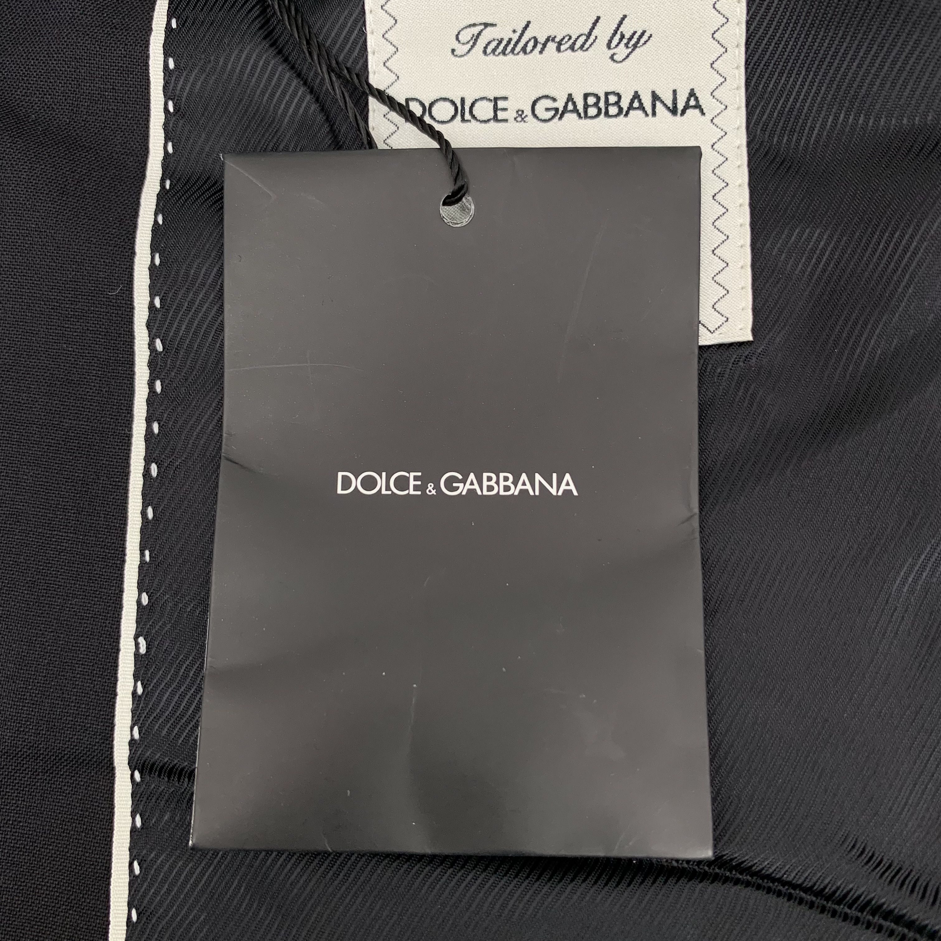 Dolce & Gabbana Dolce & Gabbana Wool Blazer Black (52) Size 52L - 7 Thumbnail
