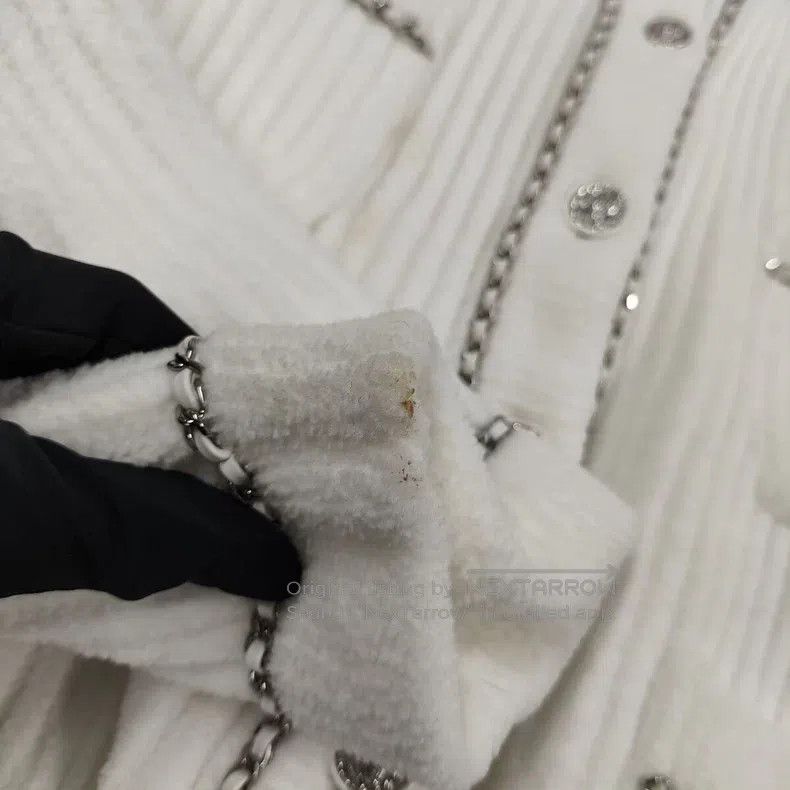 Chanel Chanel Fleece chain leather jacket Size XXS / US 00 / IT 34 - 9 Thumbnail