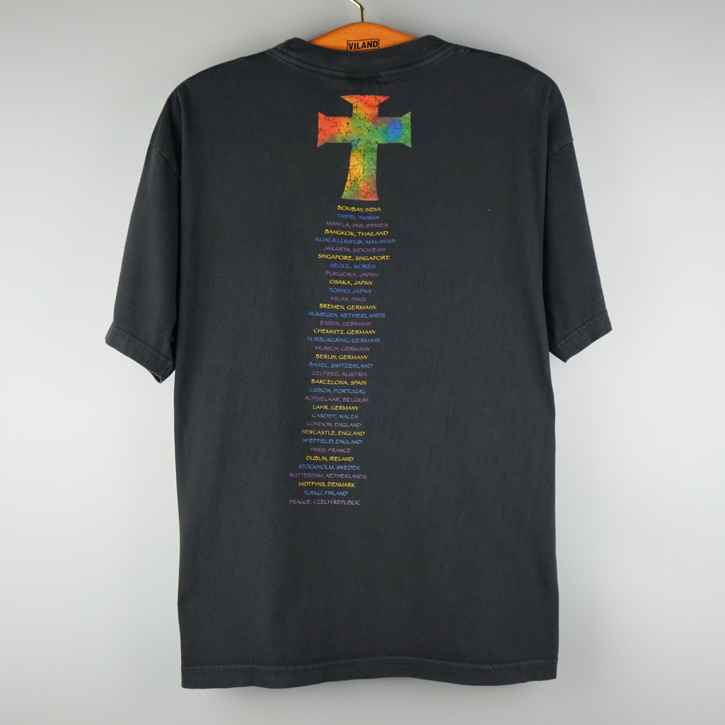 Band Tees × Vintage Vintage 1994 Bon Jovi T-Shirt Cross Road Tour Size US XL / EU 56 / 4 - 5 Thumbnail