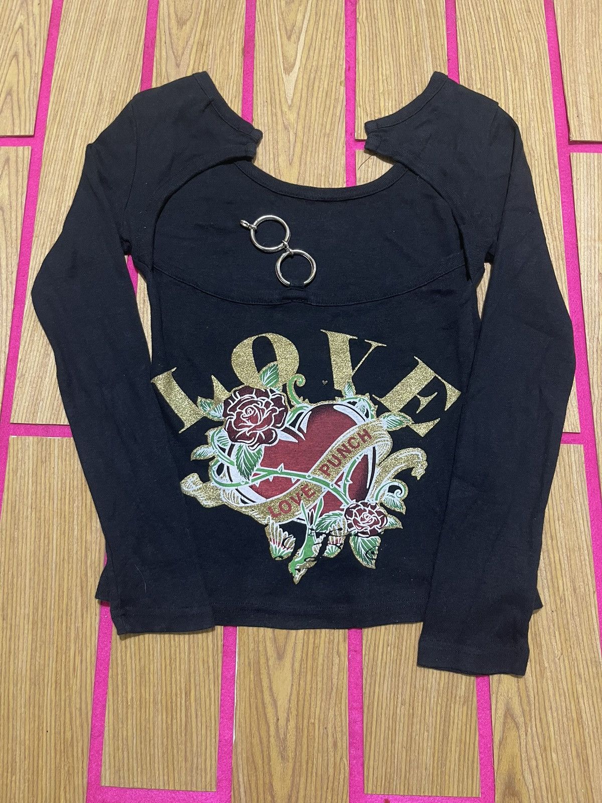 If Six Was Nine Y2K MKR long sleeve tshirt picture skull ifsix style Size S / US 4 / IT 40 - 1 Thumbnail