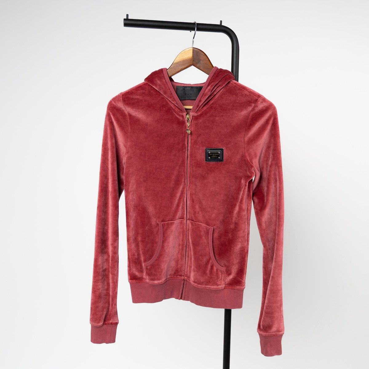 Philipp Plein Philipp Plein Women Luxury Velour Hoodie Full Zip Skull Logo Size S / US 4 / IT 40 - 3 Thumbnail