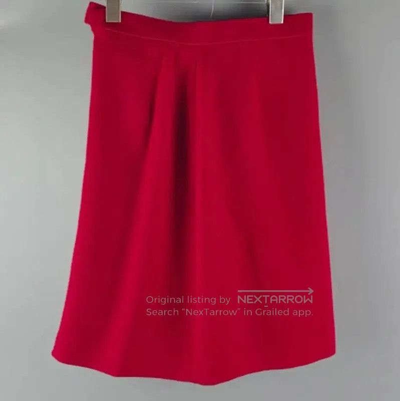 Dior Dior Women's Red Midi Skirt . Size 23" - 1 Thumbnail