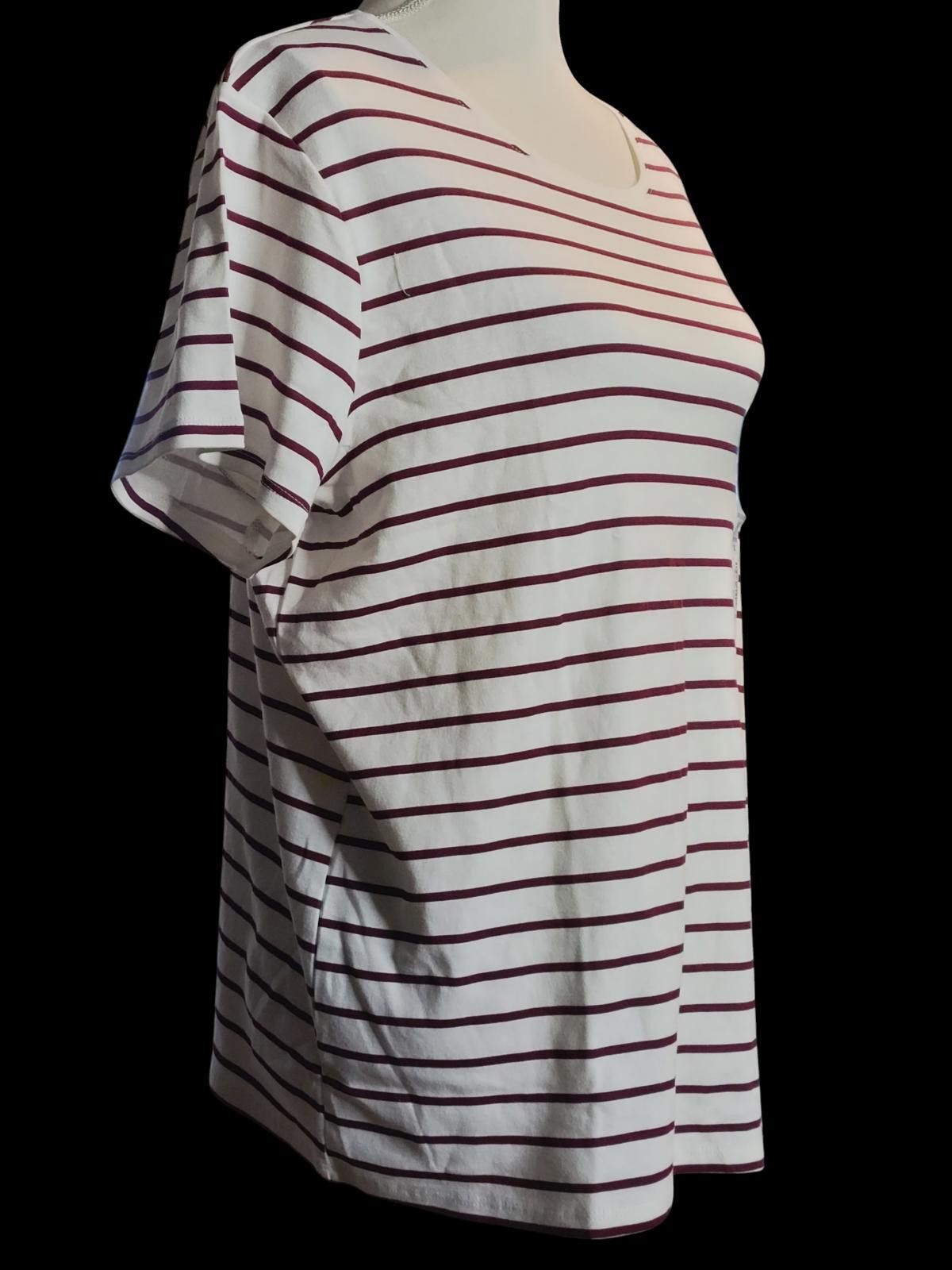Croft & Barrow Croft & Barrow Women's Classic Short Sleeve Tee Size XXL / US 16-18 / IT 52-54 - 4 Thumbnail