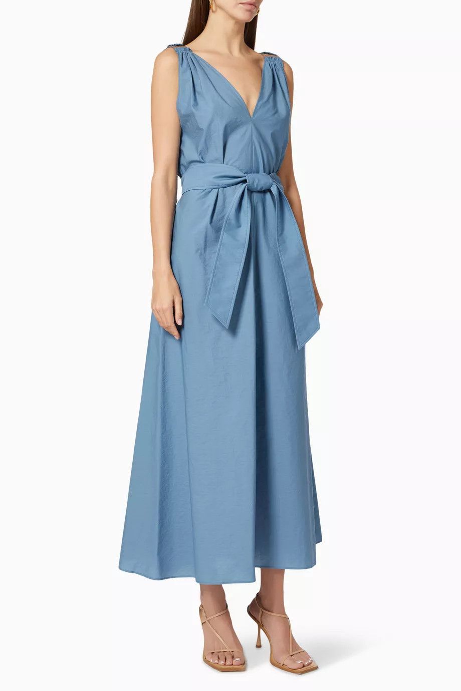 Brunello Cucinelli o1w1db10825 Dress in Bright Blue Size XL / US 12-14 / IT 48-50 - 1 Thumbnail