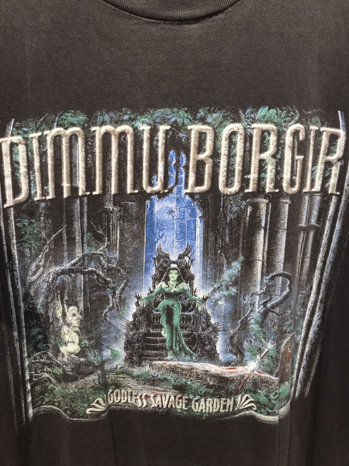 Band Tees 1999 vintage Dimmu borgir godless savage garden metal band Size US L / EU 52-54 / 3 - 2 Thumbnail