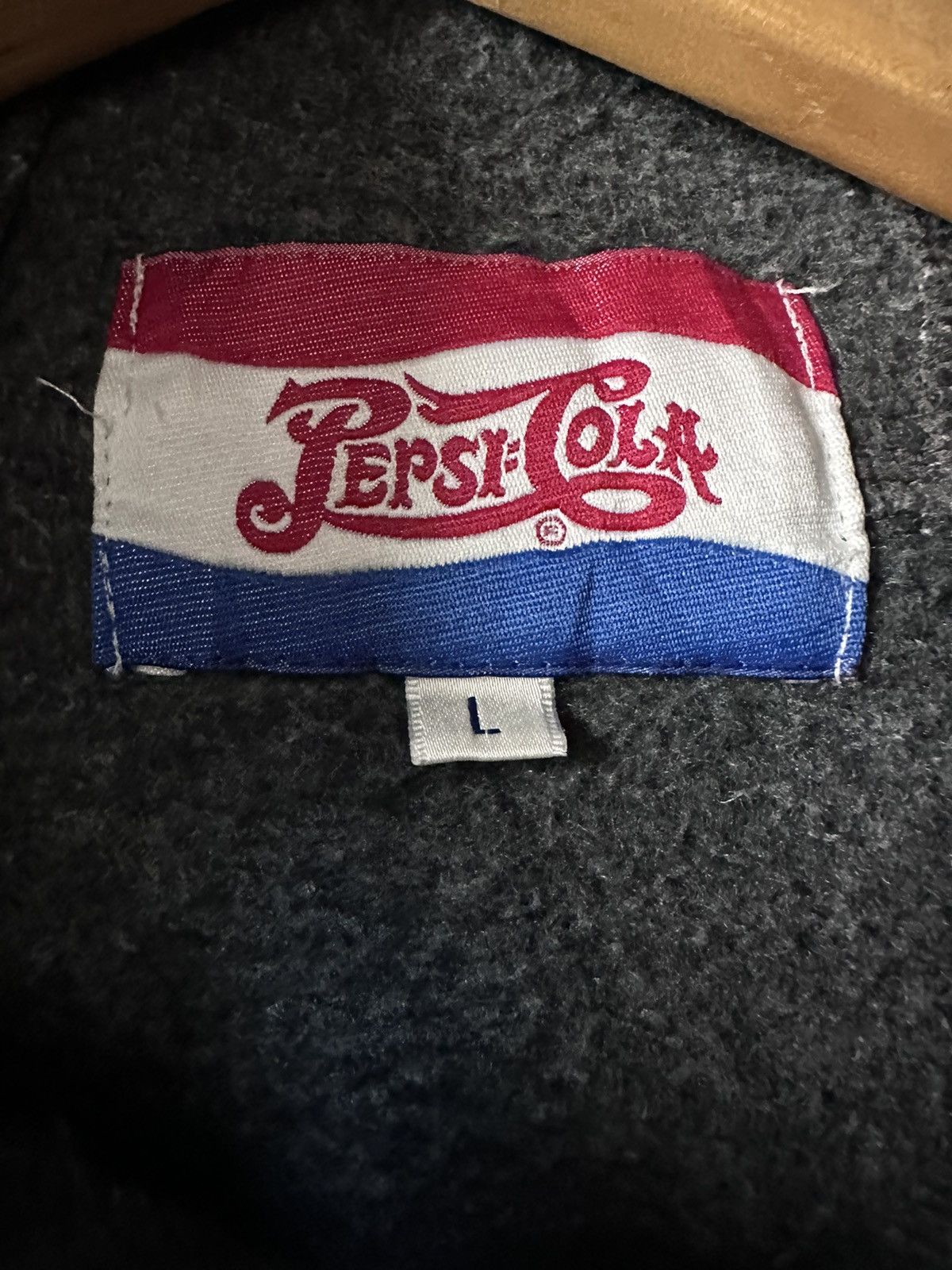 Coca Cola × Vintage Vintage 90s Pepsi Cola Hoodie Sweatshirts Size US L / EU 52-54 / 3 - 3 Thumbnail