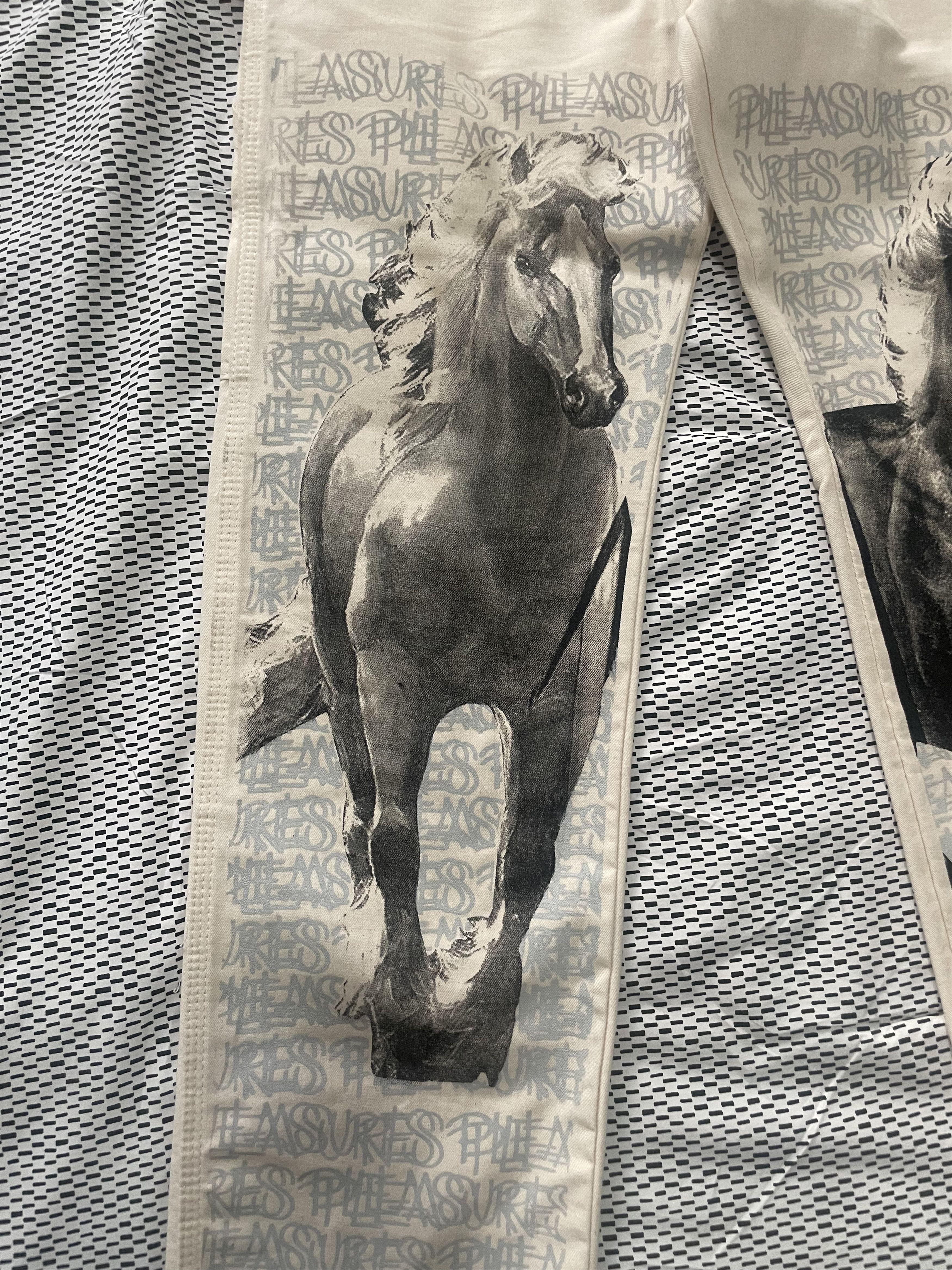Pleasures Pleasures x Eric Haze Horses pants Size US 32 / EU 48 - 2 Thumbnail