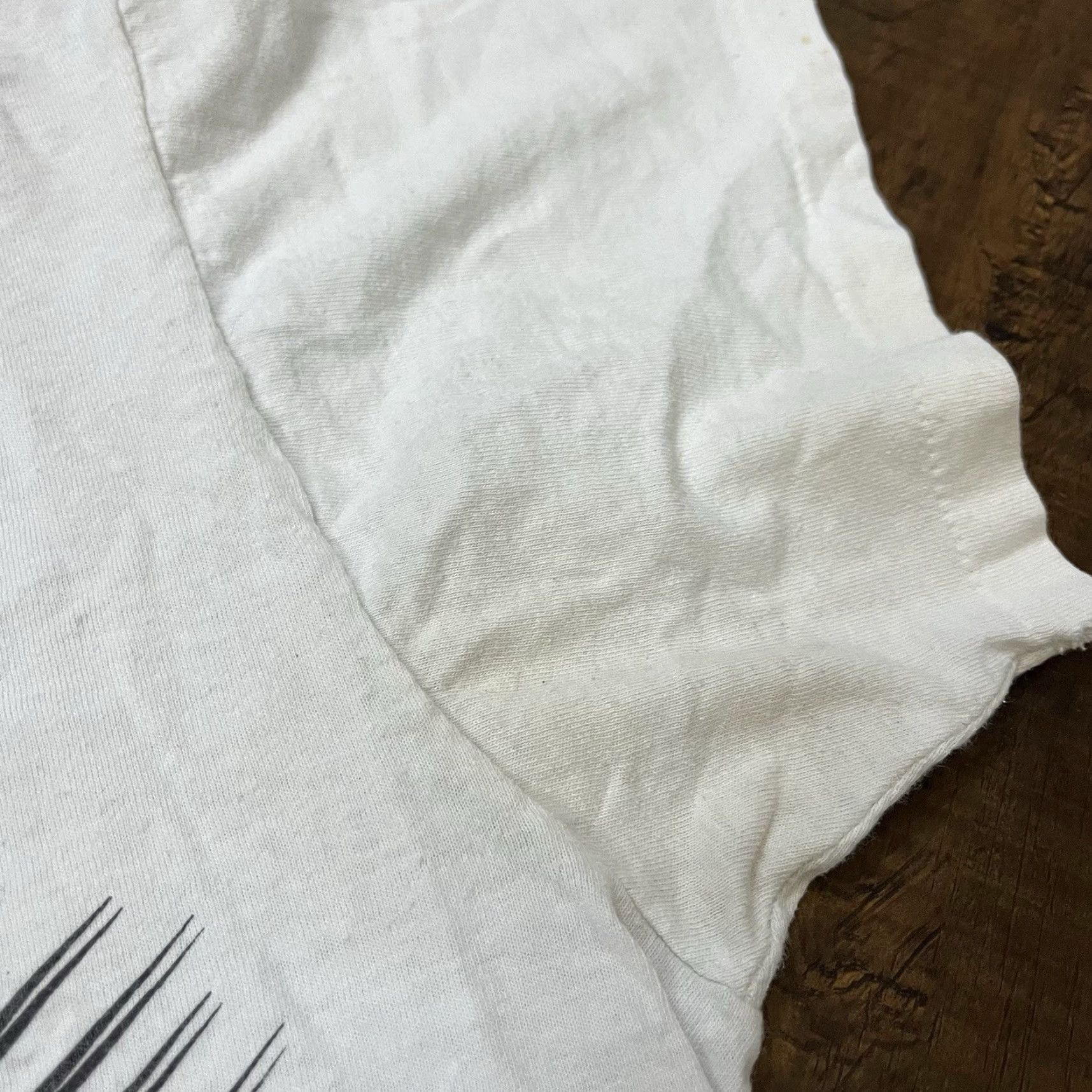 Nike VINTAGE 80s Nike Swoosh Graphic T-Shirt White L Mens 90s Tennis Size US L / EU 52-54 / 3 - 3 Thumbnail