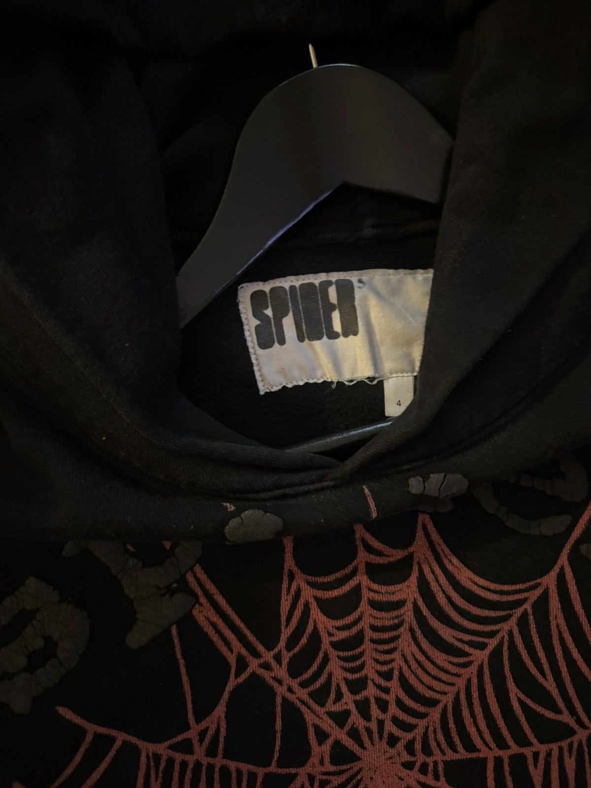 Sp5der Sp5der hoodie Size XL (fits L) heavy material 100% cotton Size US XL / EU 56 / 4 - 3 Thumbnail