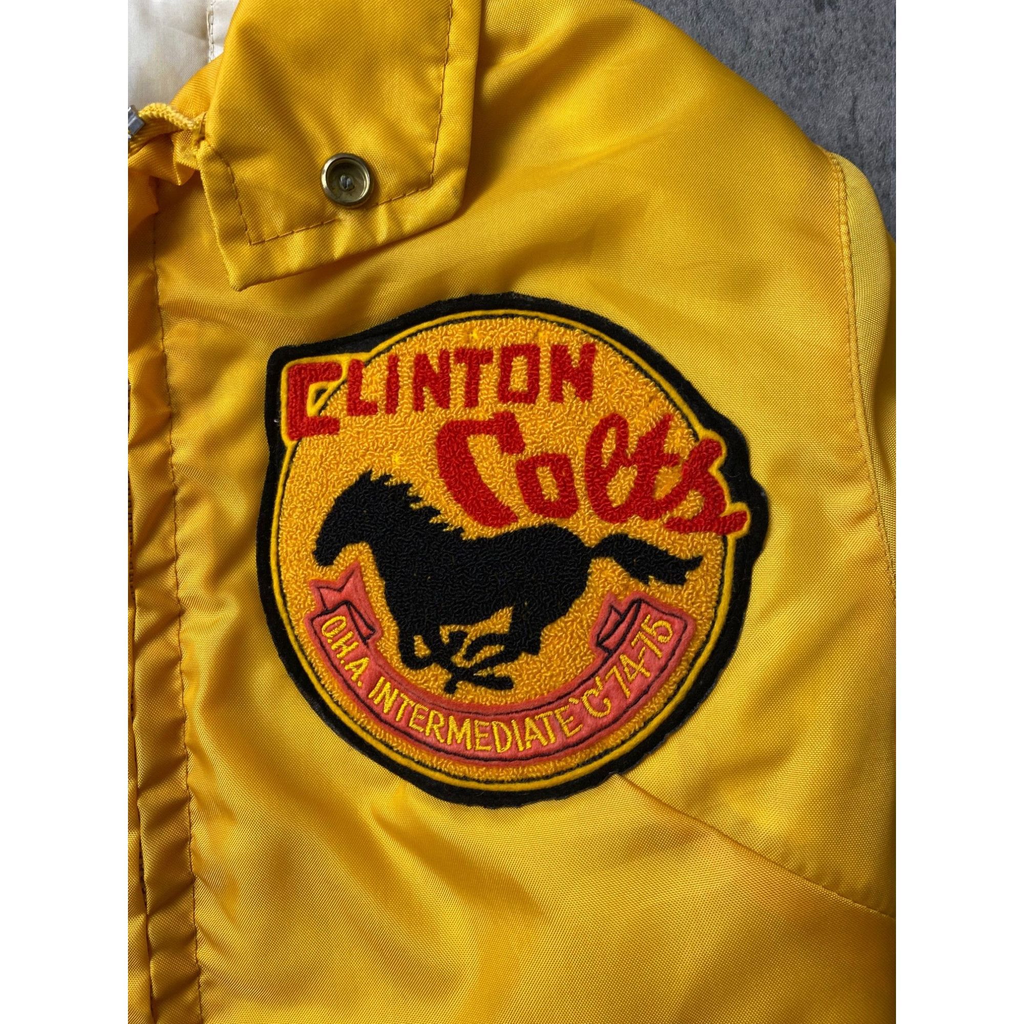 Vintage 70s Vintage Clinton Colts Jacket Horses Size XL / US 12-14 / IT 48-50 - 3 Thumbnail