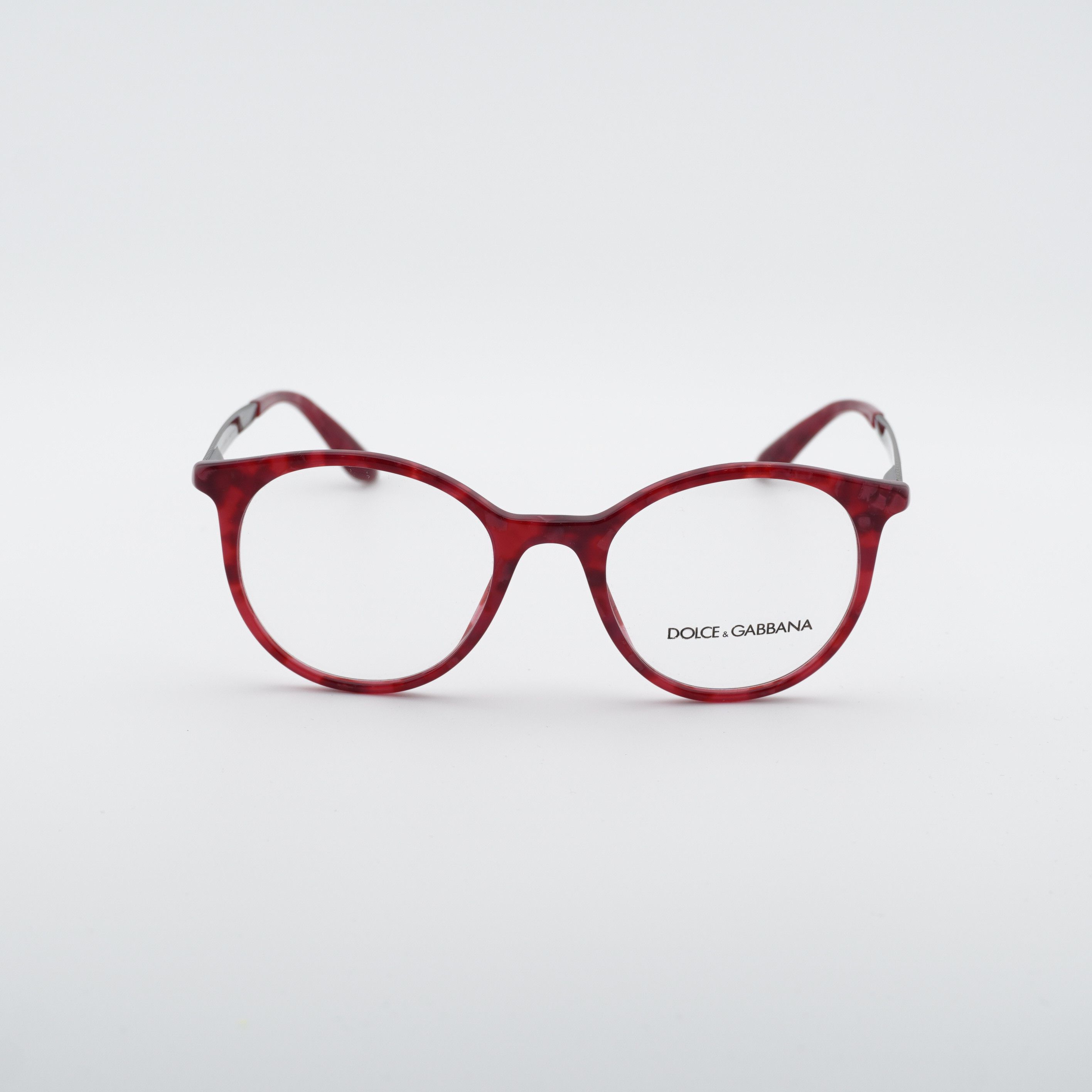 Dolce & Gabbana Dolce & Gabbana DG3292 3175 Eyeglasses Round 50mm Cherry Size ONE SIZE - 3 Thumbnail