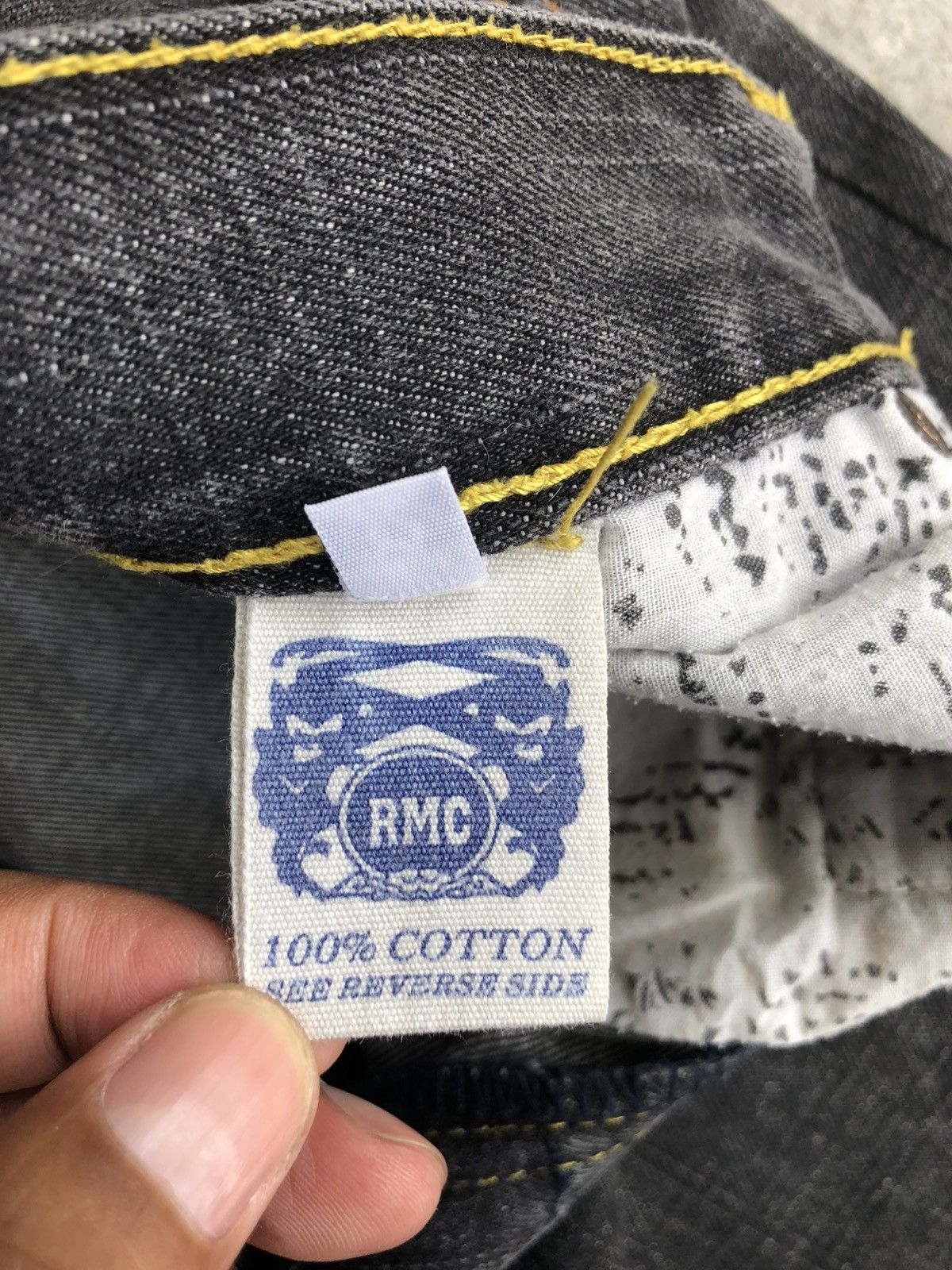 RMC Jeans Red Monkey Company Embroidered Jeans Distressed Size US 30 / EU 46 - 22 Thumbnail