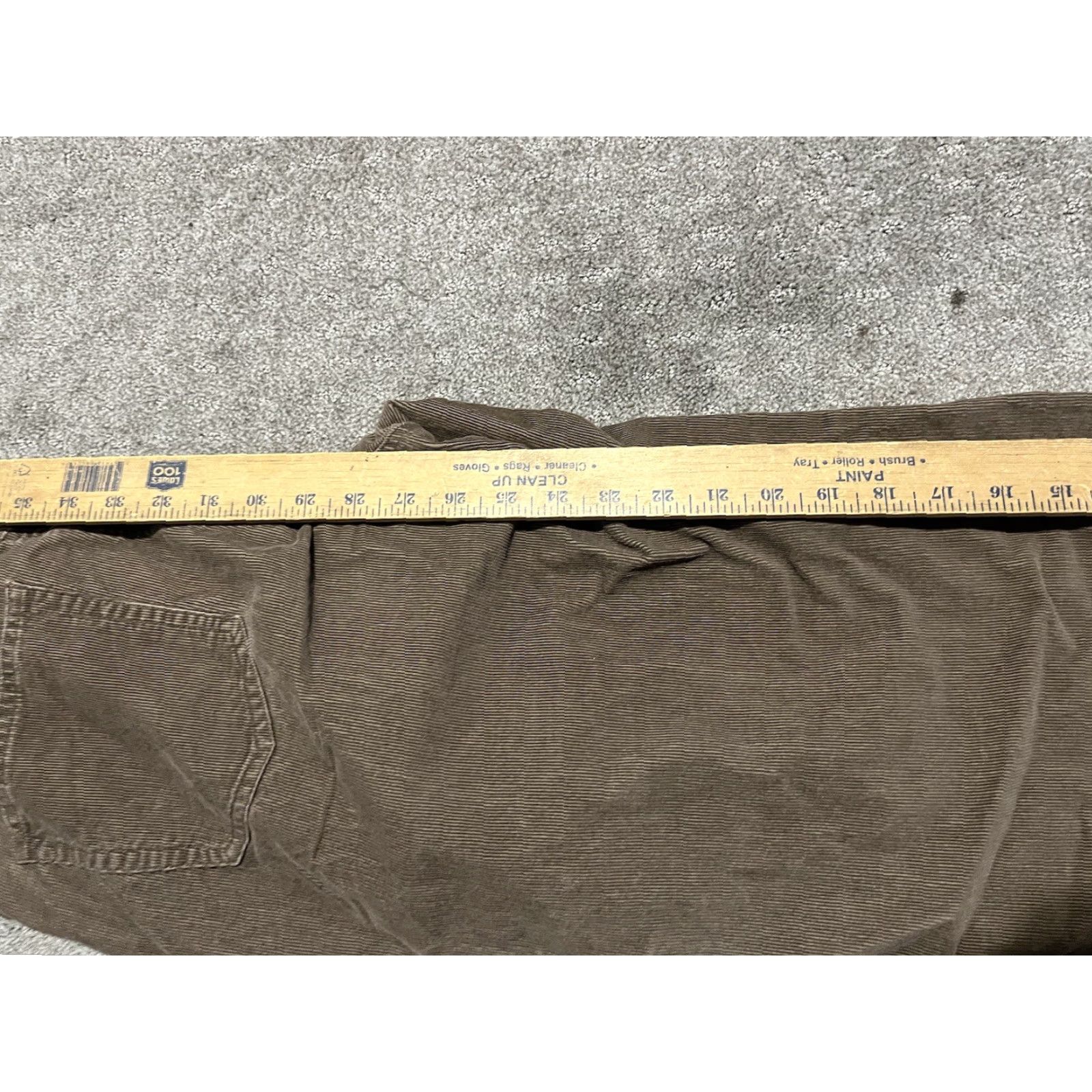 Talbots Talbots Pants Womens 8P Brown Corduroy Straight Pockets Cotton Blend Modern, 90s City Preppy Womens Size 30" / US 8 / IT 44 - 6 Thumbnail