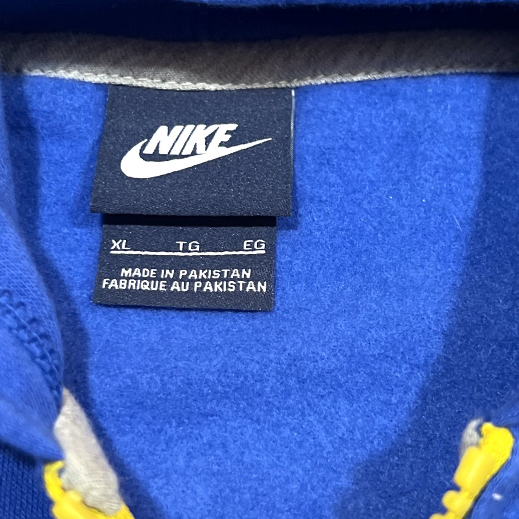Nike VINTAGE Nike Hoodie Full Zip Shirt Men XL Blue 678888-480 90s Graphic Pockets Basketball Gym Size US XL / EU 56 / 4 - 4 Thumbnail