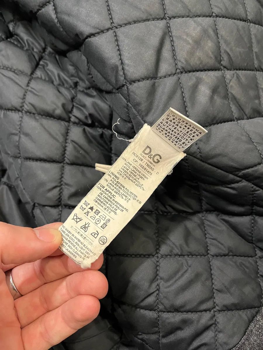 Dolce & Gabbana 2000s Dolce & Gabbana Grey Classy Wool Caban Jacket Size US L / EU 52-54 / 3 - 11 Thumbnail