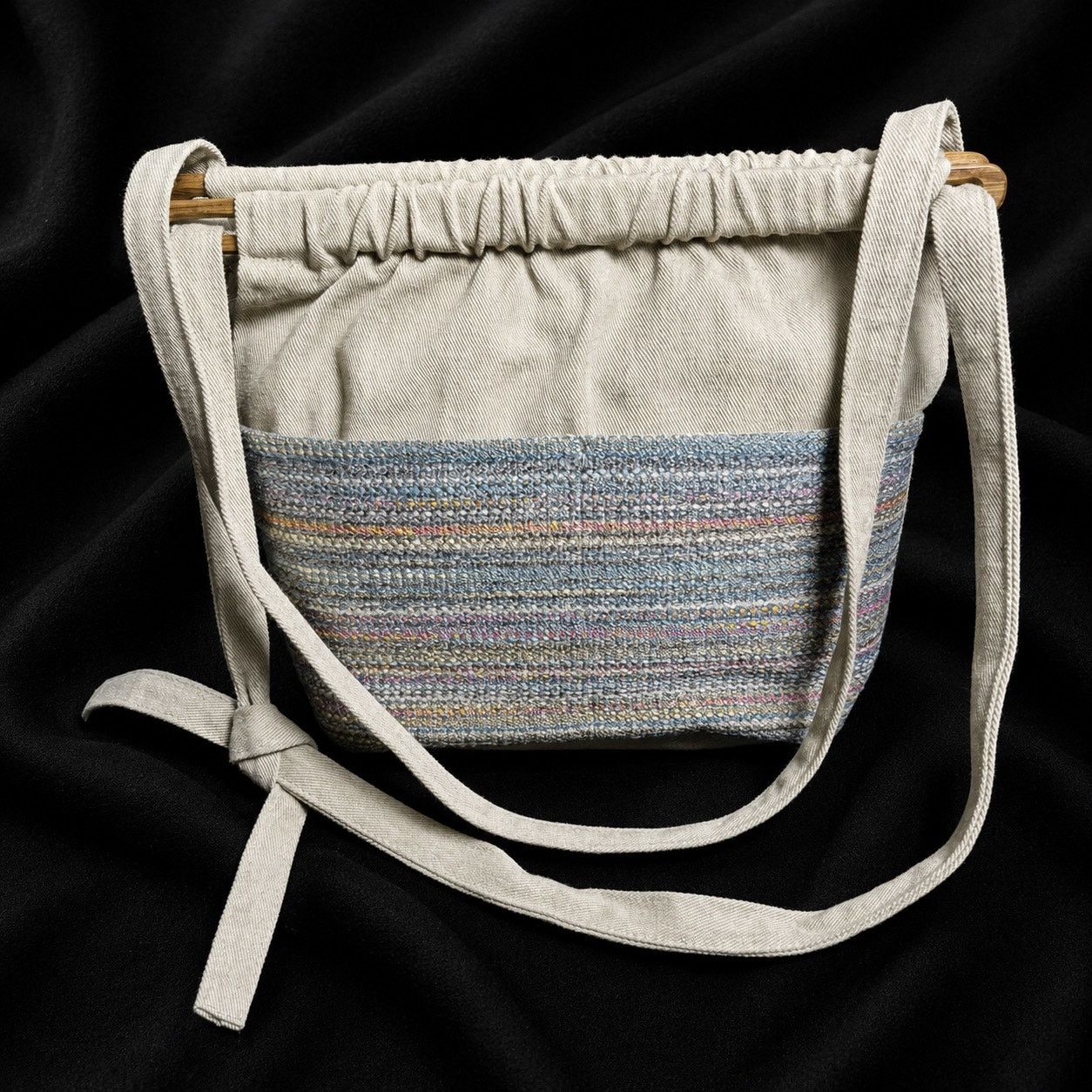 Other Beige & Blue Striped Bag Size ONE SIZE - 1 Thumbnail