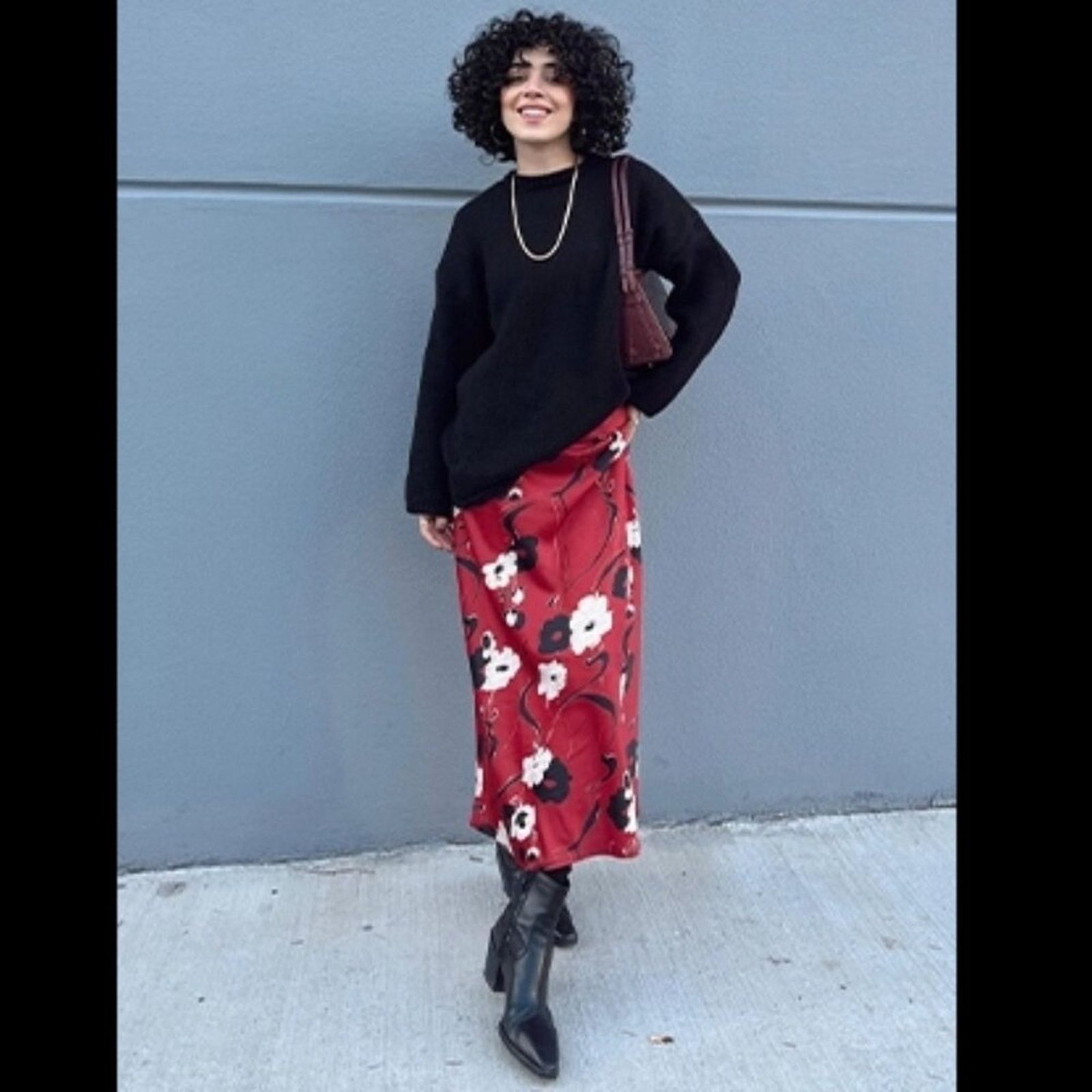 Zara ZARA Flowy Midi Skirt Size 34" / US 12 / IT 48 - 4 Thumbnail