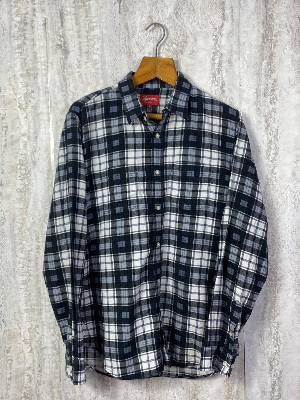 Supreme SUPREME RARE FLANNEL SHIRT COTTON | Grailed