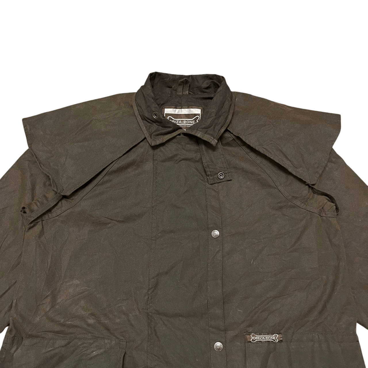 Man Made In Australia Vintage Driza Bon Waxed Riding Short Coat Size US S / EU 44-46 / 1 - 2 Thumbnail