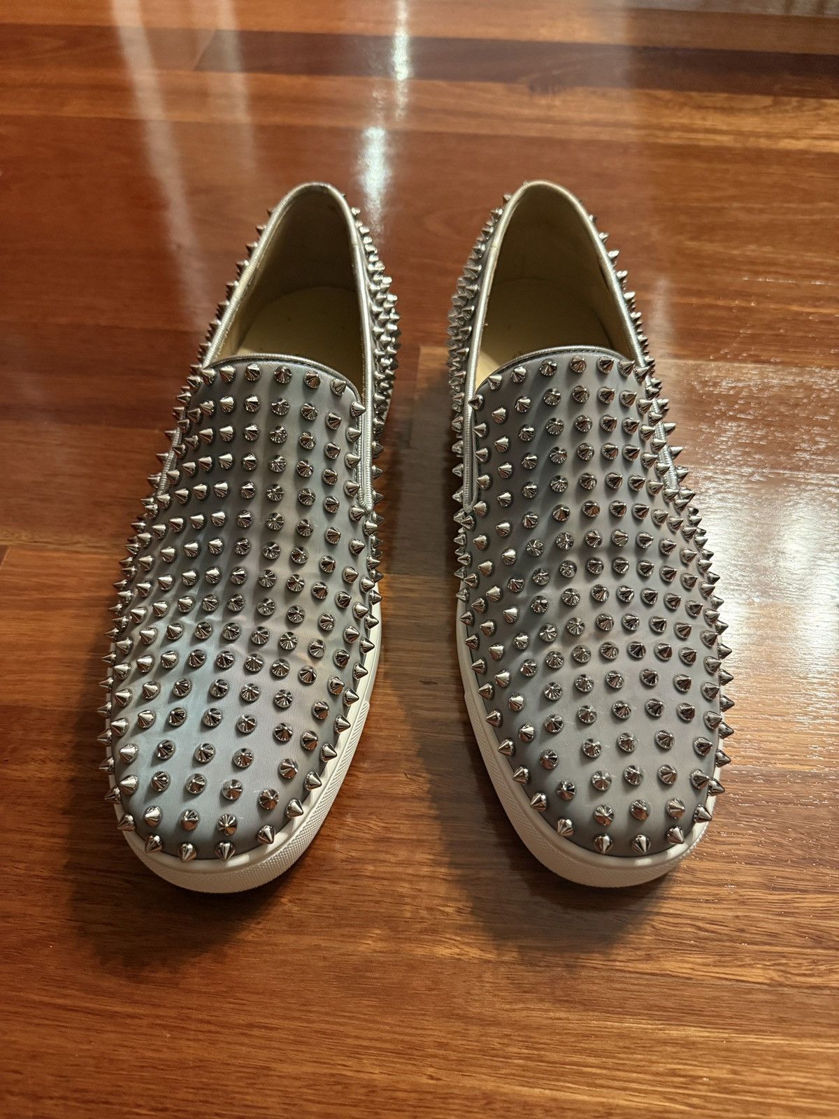 Christian Louboutin Christian Louboutin Spikeboat Stud Detailed Sneakers Size US 11.5 / EU 44-45 - 1 Thumbnail