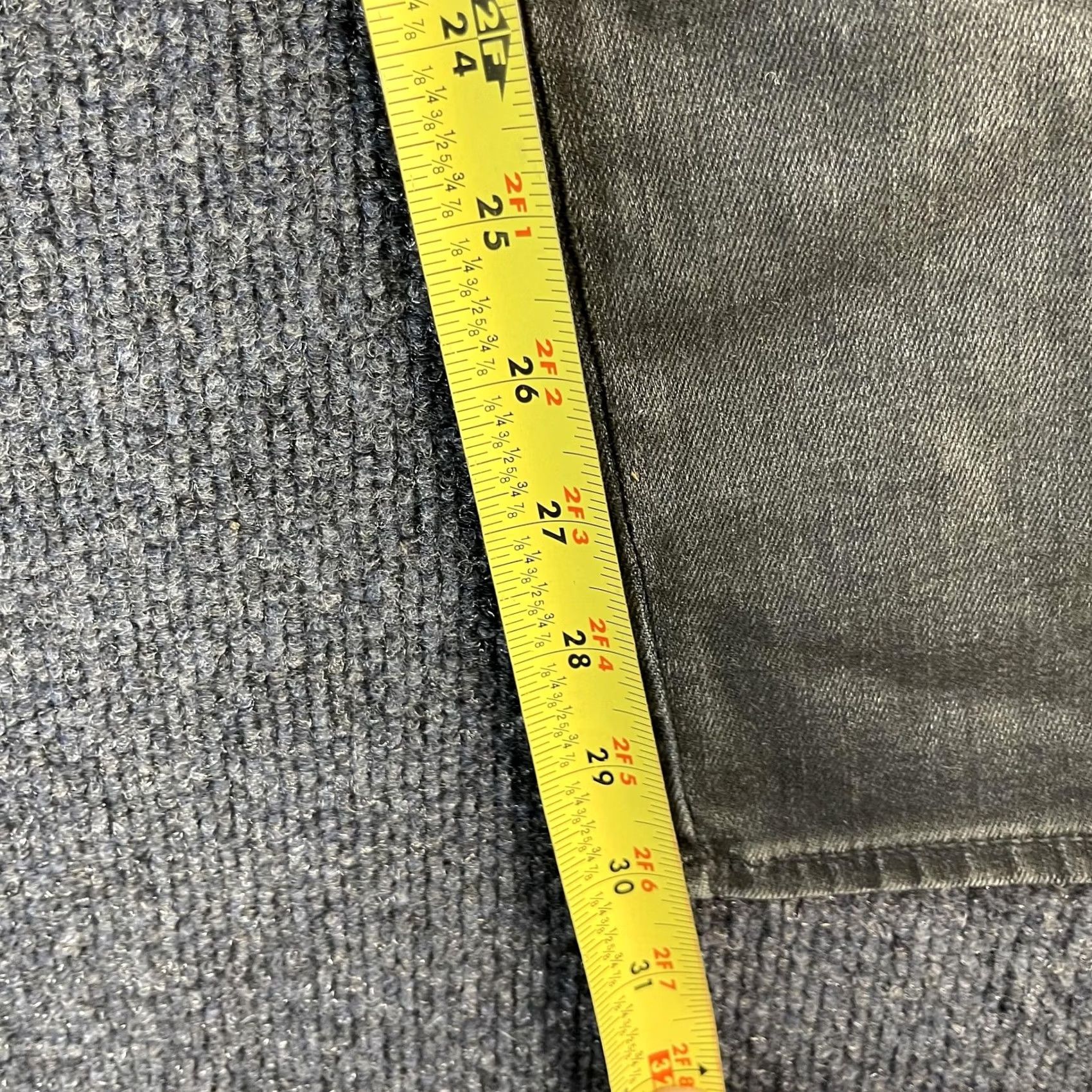 Vintage Habitual Eve Hi Rise Skinny Jeans Womens Gray Coated Denim Stretch Made USA Jeans 26 Gray Vintage No Ladies Female Country-United States? Size 26" / US 2 / IT 38 - 6 Thumbnail