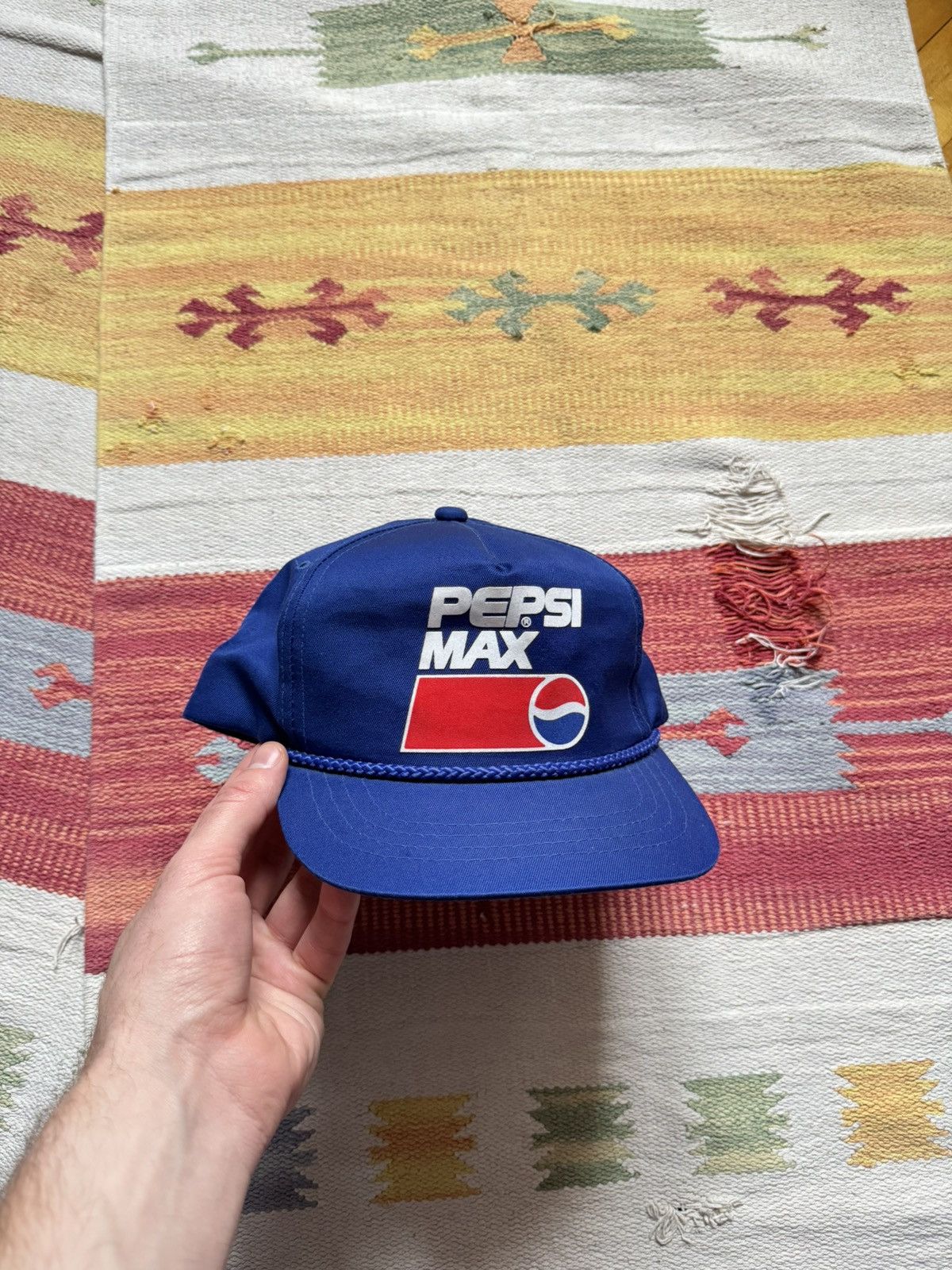 Vintage Vintage 90’s Yupoong Pepsi Blue y2k Hat Size ONE SIZE - 1 Thumbnail