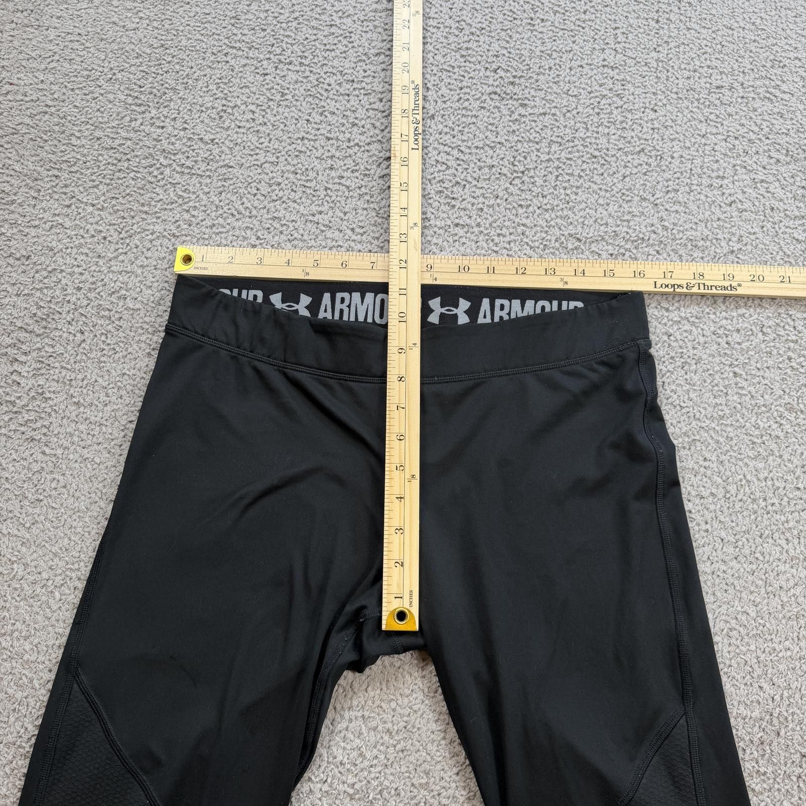 Under Armour Under Armour ColdGear Compression Leggings Black Training XL Size ONE SIZE - 3 Thumbnail