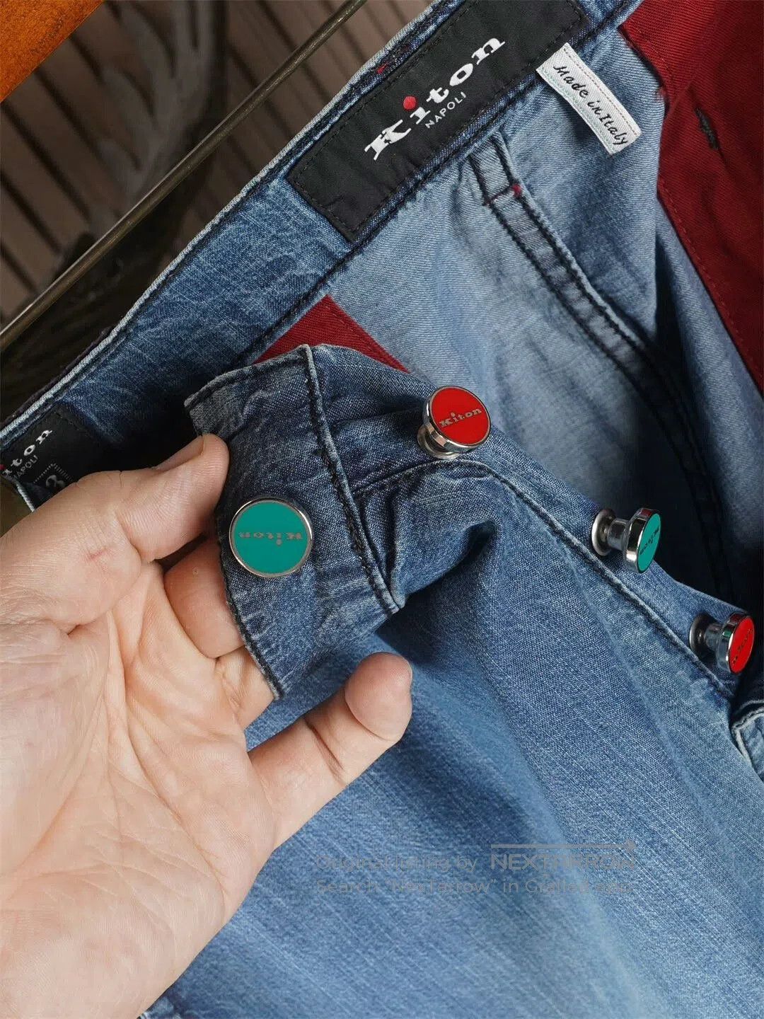 Kiton Kiton Lightweight Denim Jeans in Blue. Size US 30 / EU 46 - 5 Thumbnail