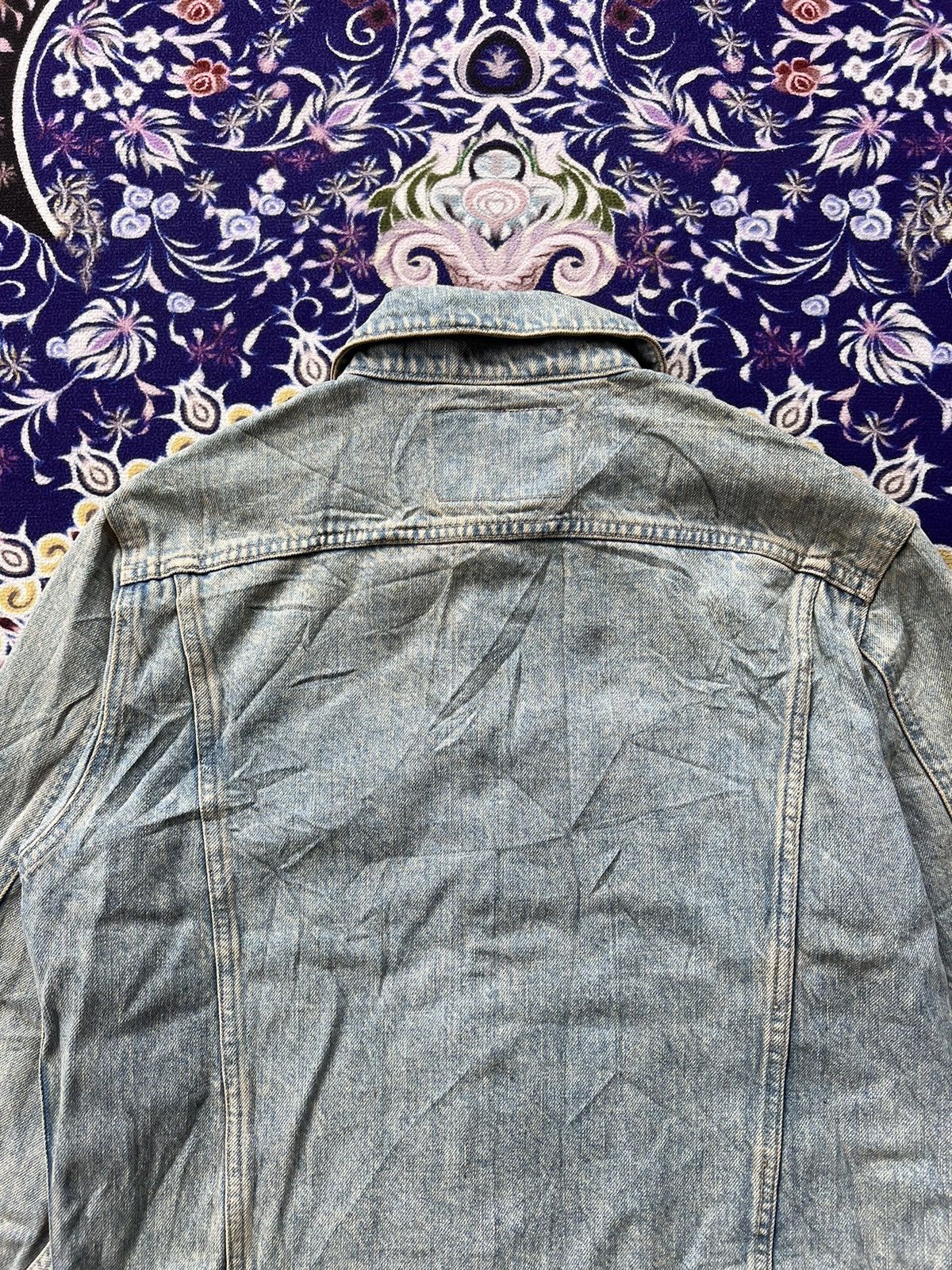 Japanese Brand (L) Vintage Blue Way Japanese Brand Sand Wash Denim Jacket Size US L / EU 52-54 / 3 - 15 Thumbnail