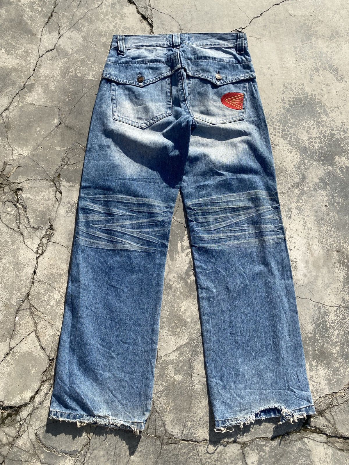 Energie ENERGIE Distressed Baggy Jeans Size US 32 / EU 48 - 2 Thumbnail