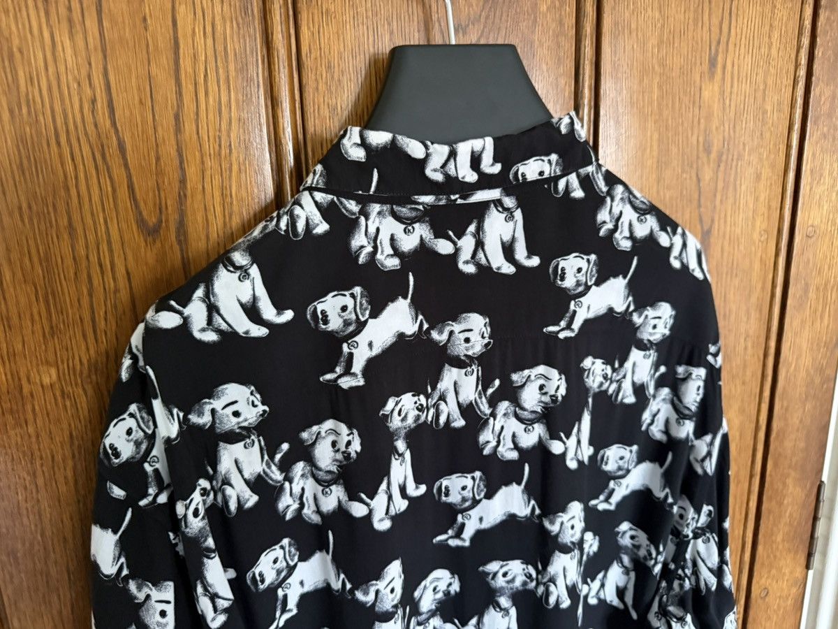 Celine SS22 Celine black white puppy Hawaiian shirt Hedi Slimane Size US S / EU 44-46 / 1 - 15 Thumbnail