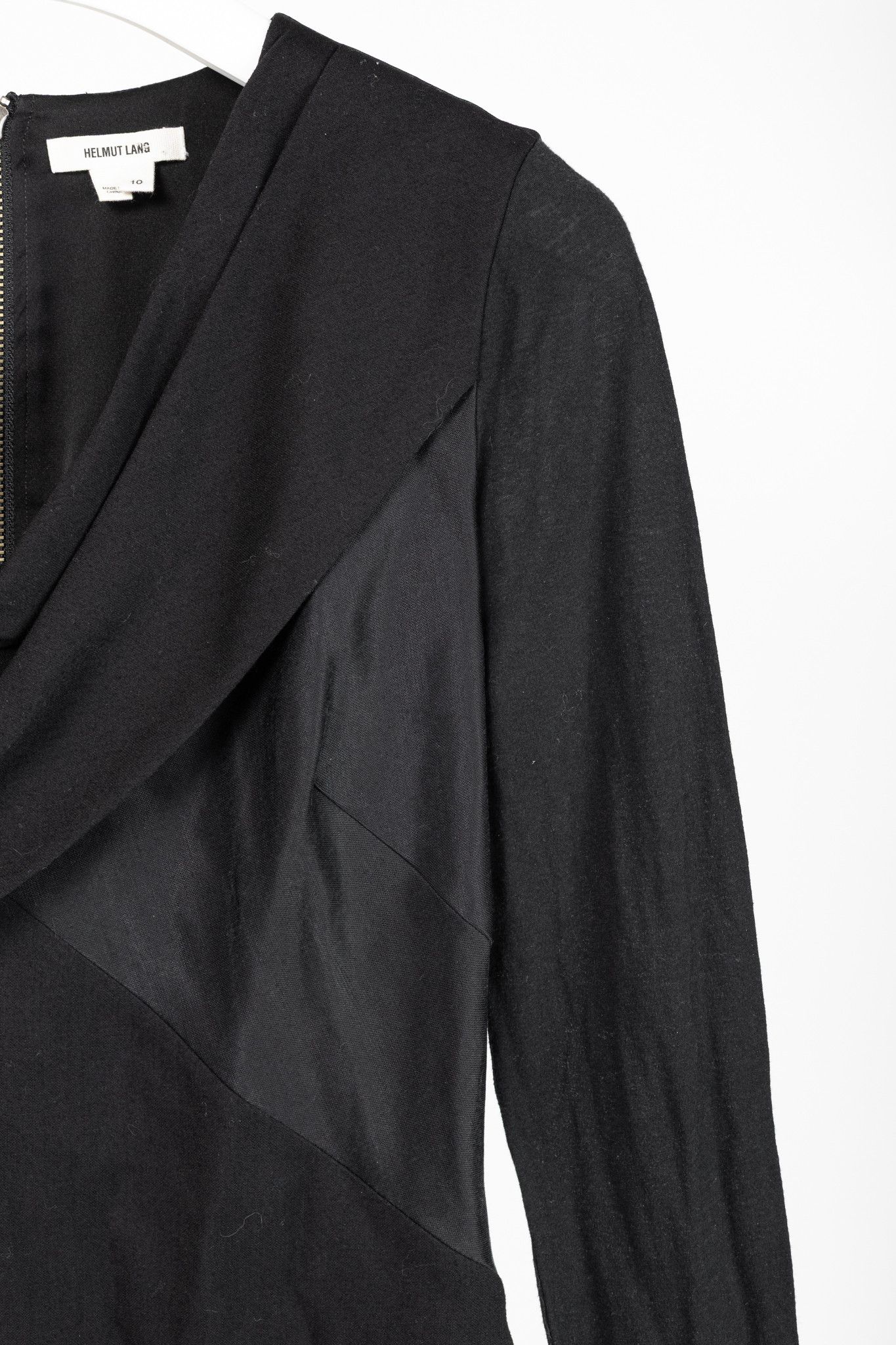 Helmut Lang Helmut Lang Black Nexus Wool Knee-Length Dress Size L / US 10 / IT 46 - 5 Thumbnail