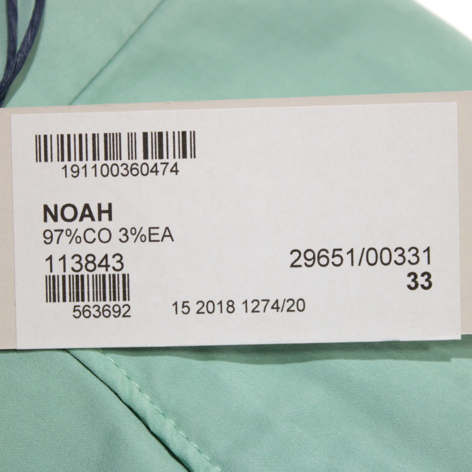 Zanella Zanella New with tags Chino Size 33 US In Green Size US 33 - 4 Thumbnail