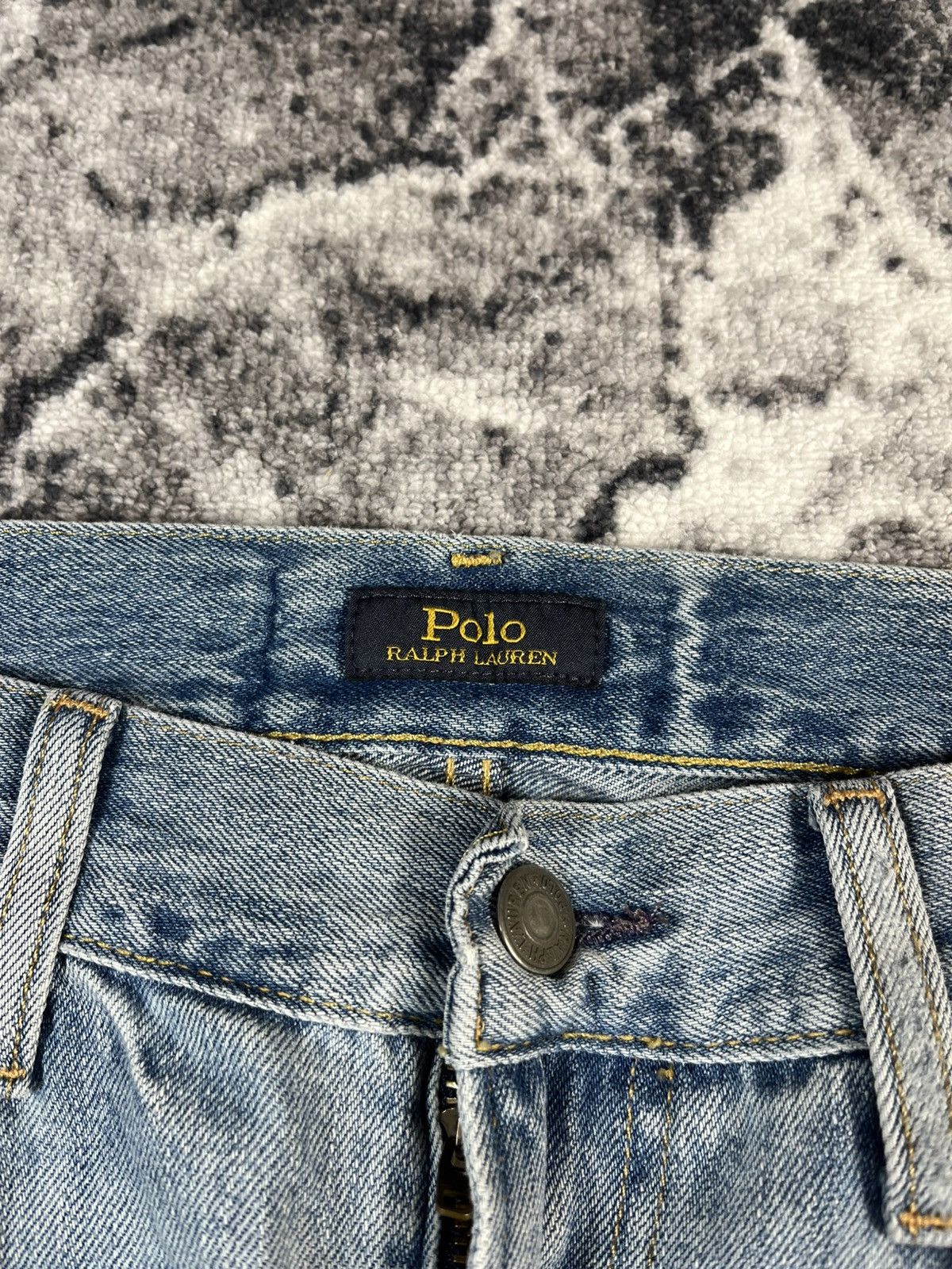 Polo Ralph Lauren Polo Ralph Lauren Patchwork Distressed Denim Jeans Size 27" / US 4 / IT 40 - 10 Thumbnail