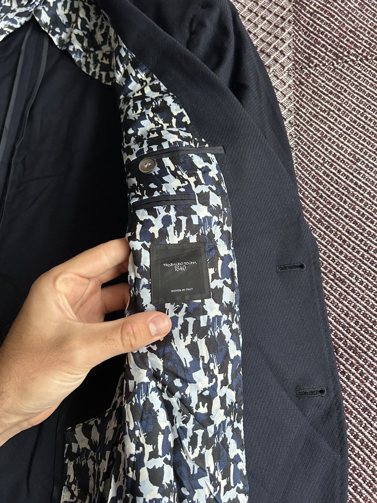 Hugo Boss Hugo Boss Trabaldo Togna 1840 Luxury Men’s Blazer 2 Button Size 42R - 10 Thumbnail