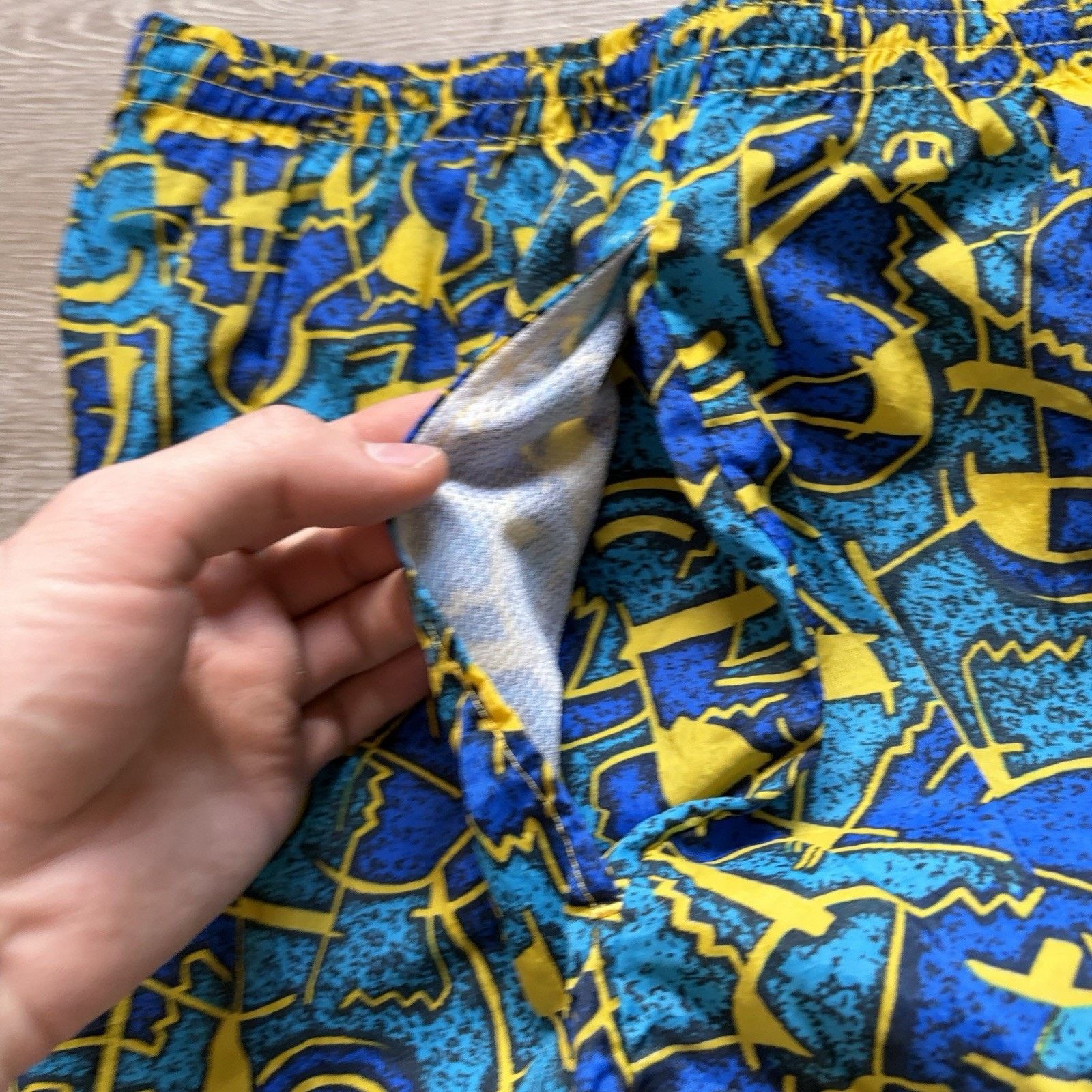 Nike Vintage 90s Nike Nylon Swim Shorts Medium Lined Trunks ACG Size US 32 / EU 48 - 6 Thumbnail