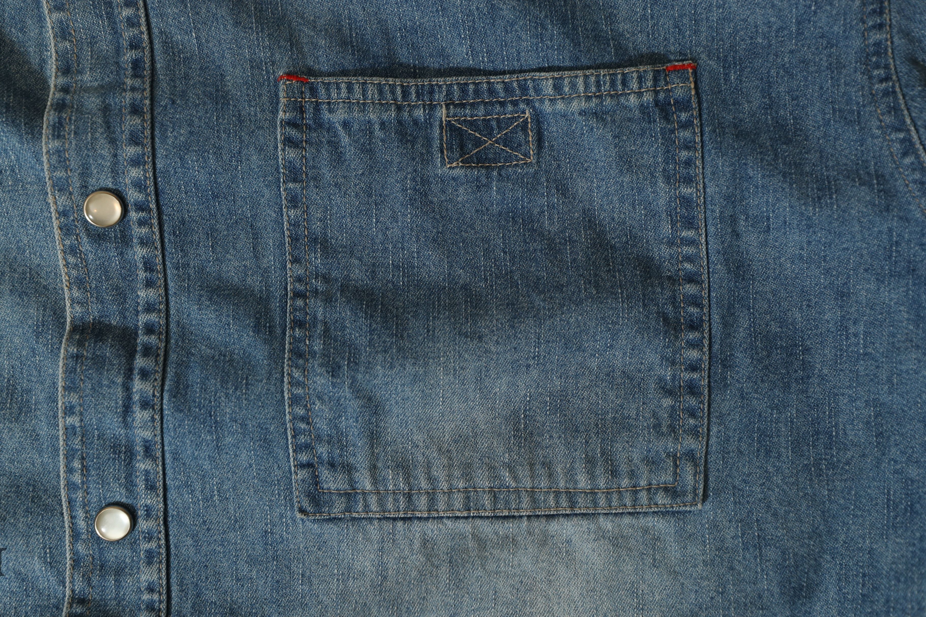 Bugle Boy Bugle Boy Premium Denim Button Down Shirt (L) Size US L / EU 52-54 / 3 - 5 Thumbnail