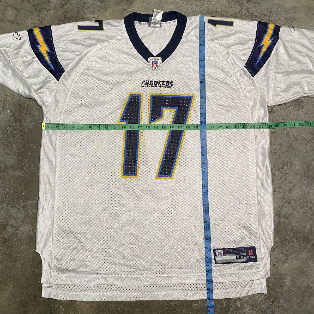 NFL × Reebok × Vintage VINTAGE PHILIP RIVERS CHARGERS REEBOK NFL JERSEY #17 Size US XXL / EU 58 / 5 - 16 Thumbnail