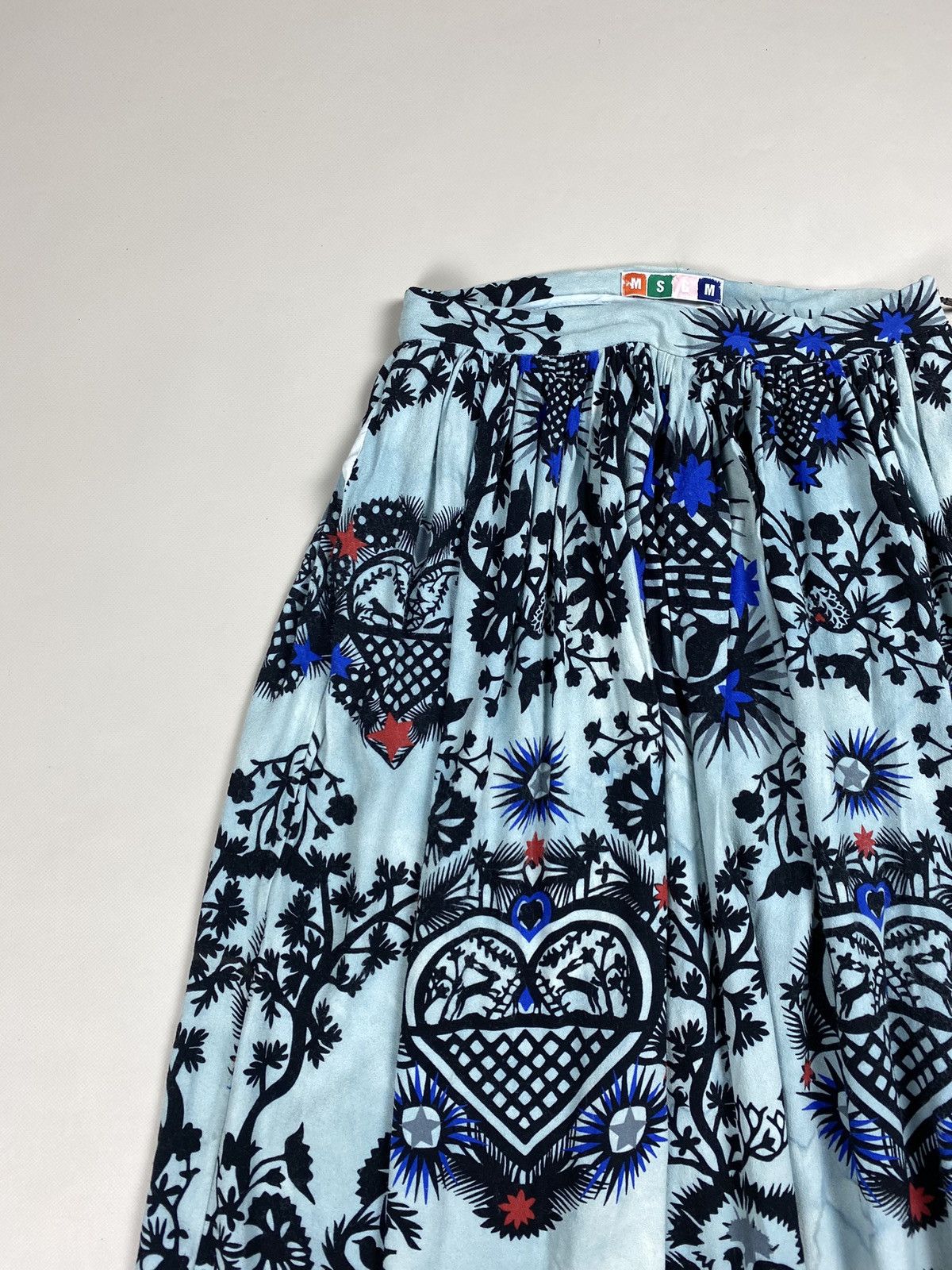 MSGM MSGM ladies overprinted viscose skirt size 40 / L Size 27" / US 4 / IT 40 - 8 Thumbnail