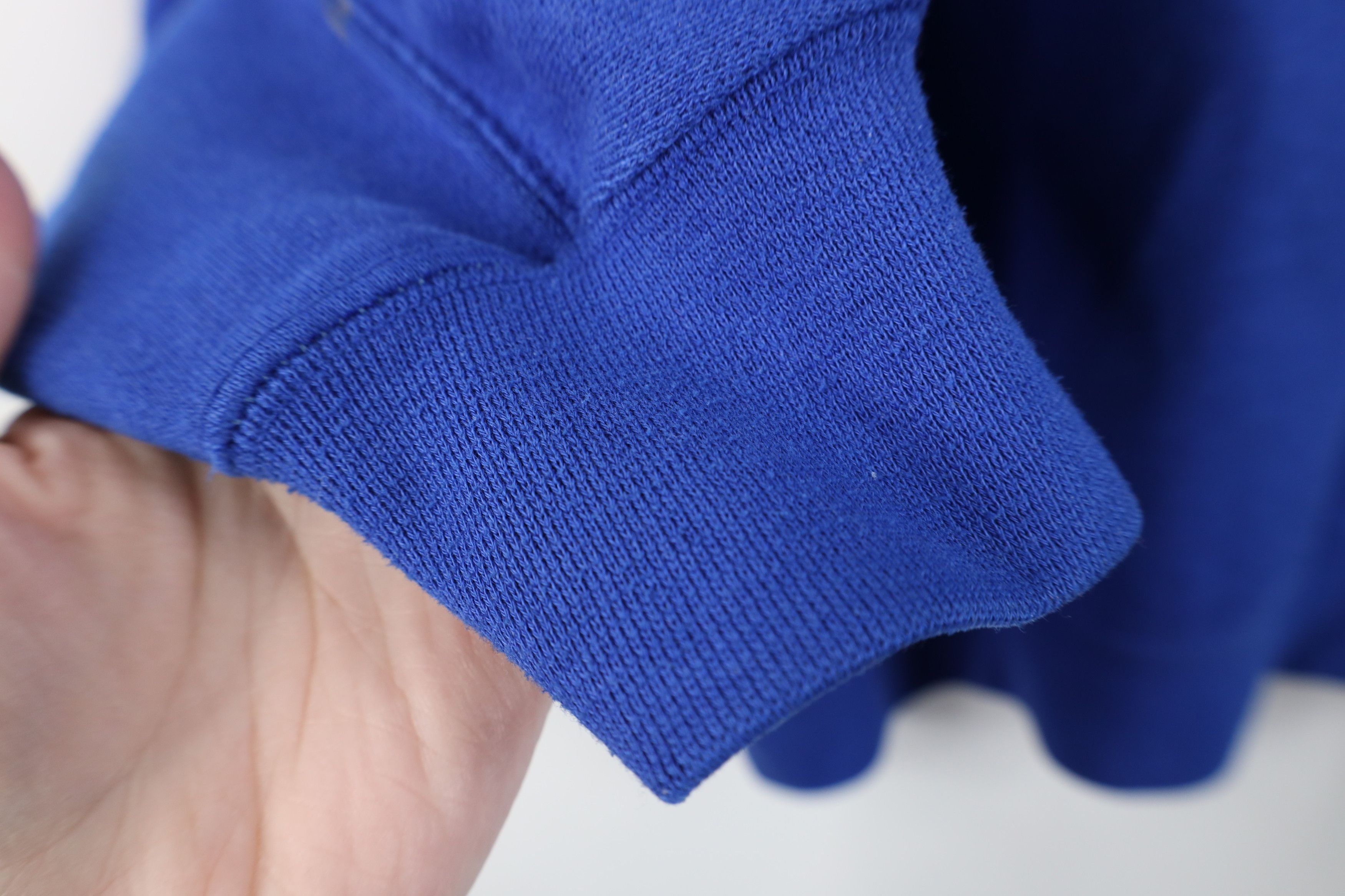 Vintage Vintage 90s Streetwear Fit Collared Pullover Sweatshirt Blue Size XL / US 12-14 / IT 48-50 - 8 Thumbnail